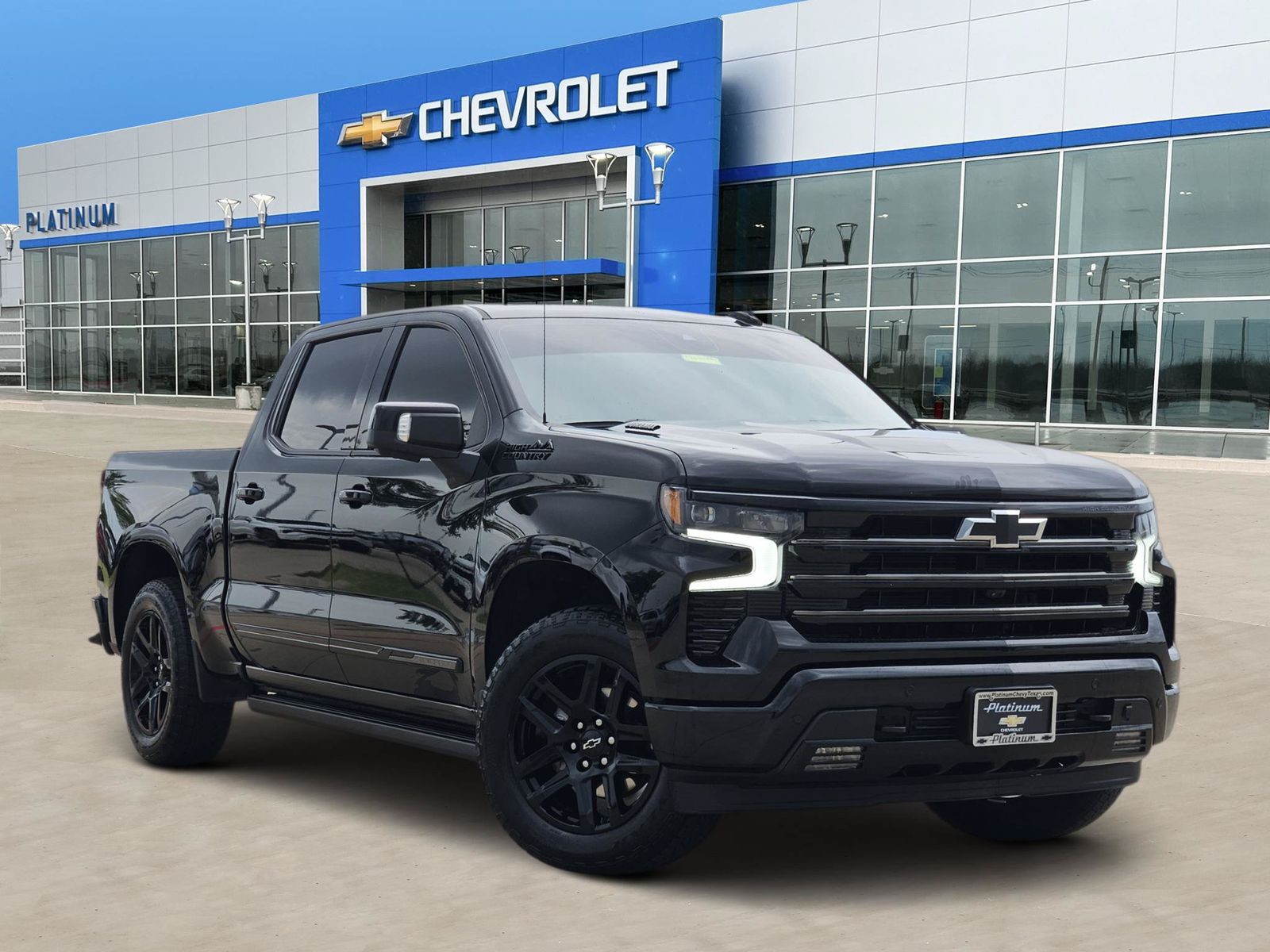 Black 2025 Chevrolet Silverado 1500 Pickup Truck Four-Wheel Drive Automatic