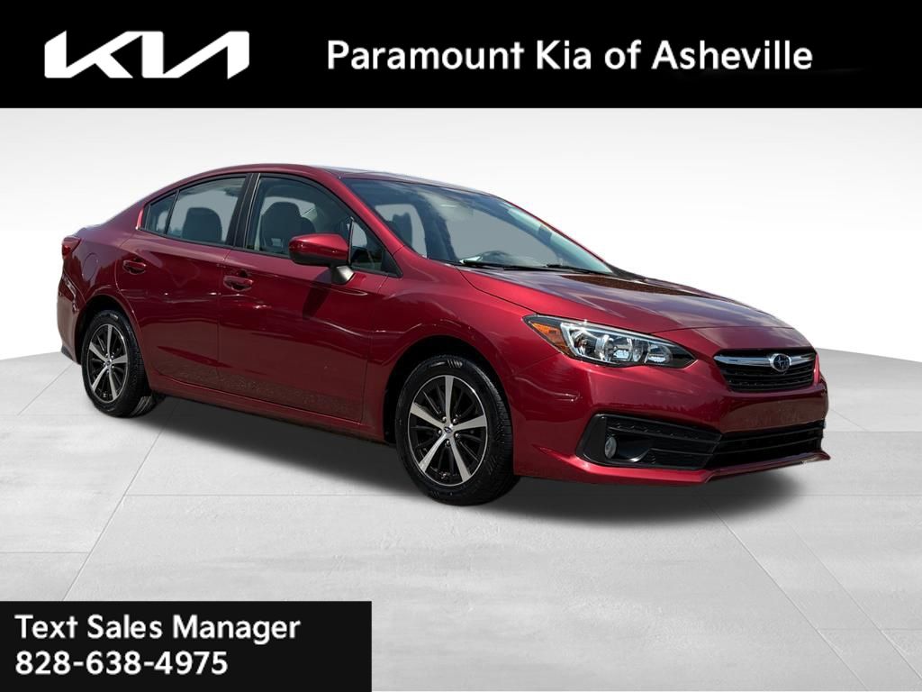 Crimson Red Pearl 2020 Subaru Impreza Sedan All-Wheel Drive Continuously Variable Transmission