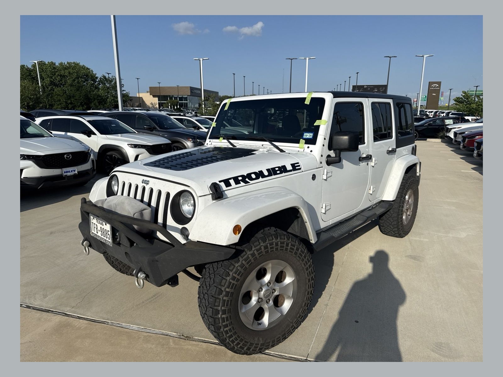 Bright White Clearcoat 2015 Jeep Wrangler Unlimited Sahara 4WD SUV / Crossover Four-Wheel Drive 5-Speed Automatic