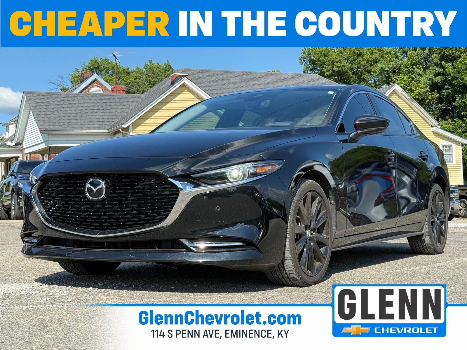 Jet Black Mica 2023 Mazda MAZDA3 Sedan All-Wheel Drive 6-Speed Automatic