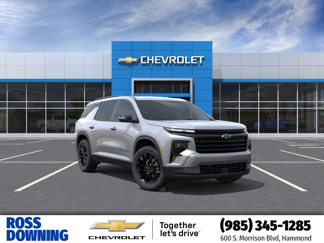 Sterling Gray Metallic 2026 Chevrolet Traverse SUV / Crossover Front-Wheel Drive 8-Speed Automatic