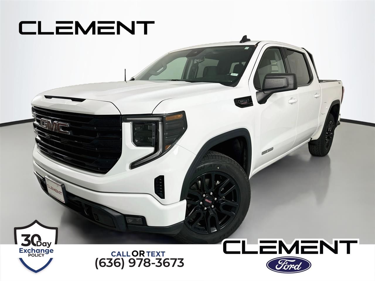 Summit White 2023 GMC Sierra 1500 Pickup Truck Four-Wheel Drive Automatic