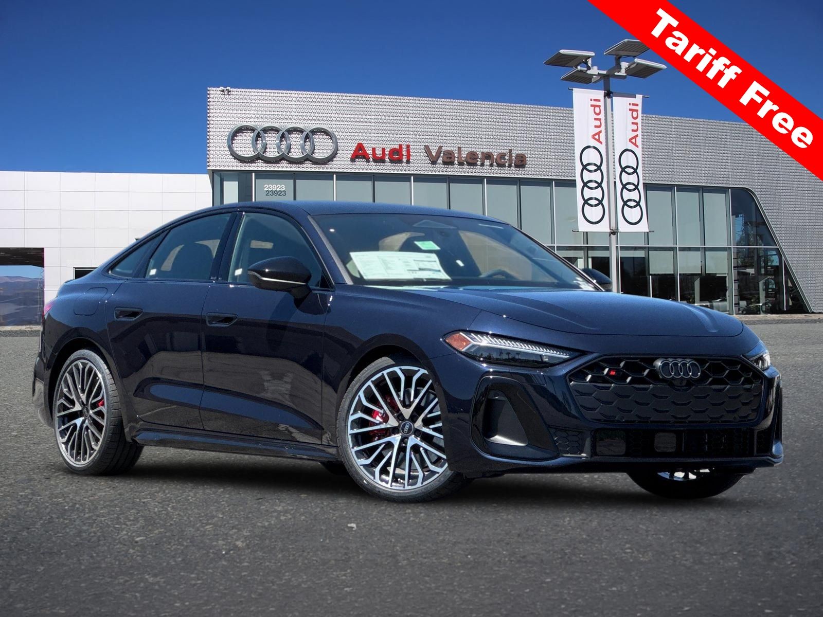 Blue 2026 Audi S5 Sedan All-Wheel Drive 7-Speed Automatic