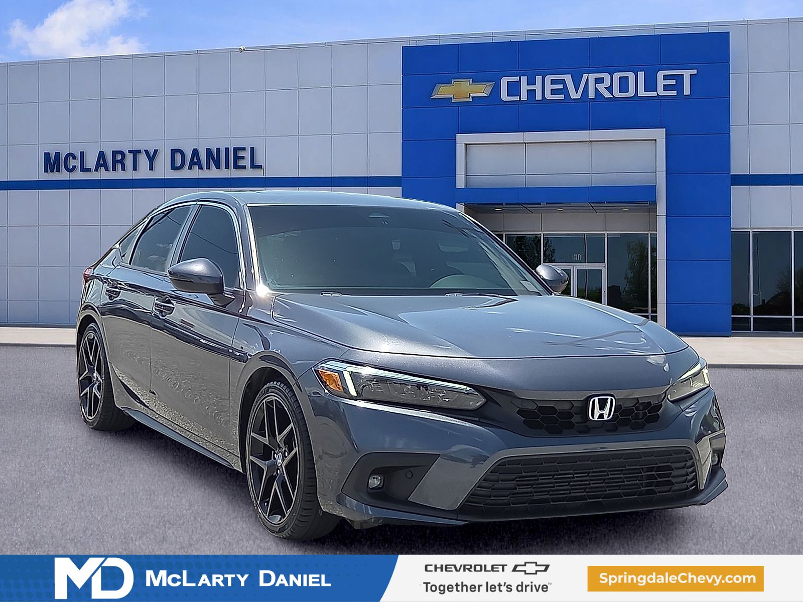 Meteorite Gray Metallic 2022 Honda Civic Hatchback Hatchback Front-Wheel Drive Continuously Variable Transmission