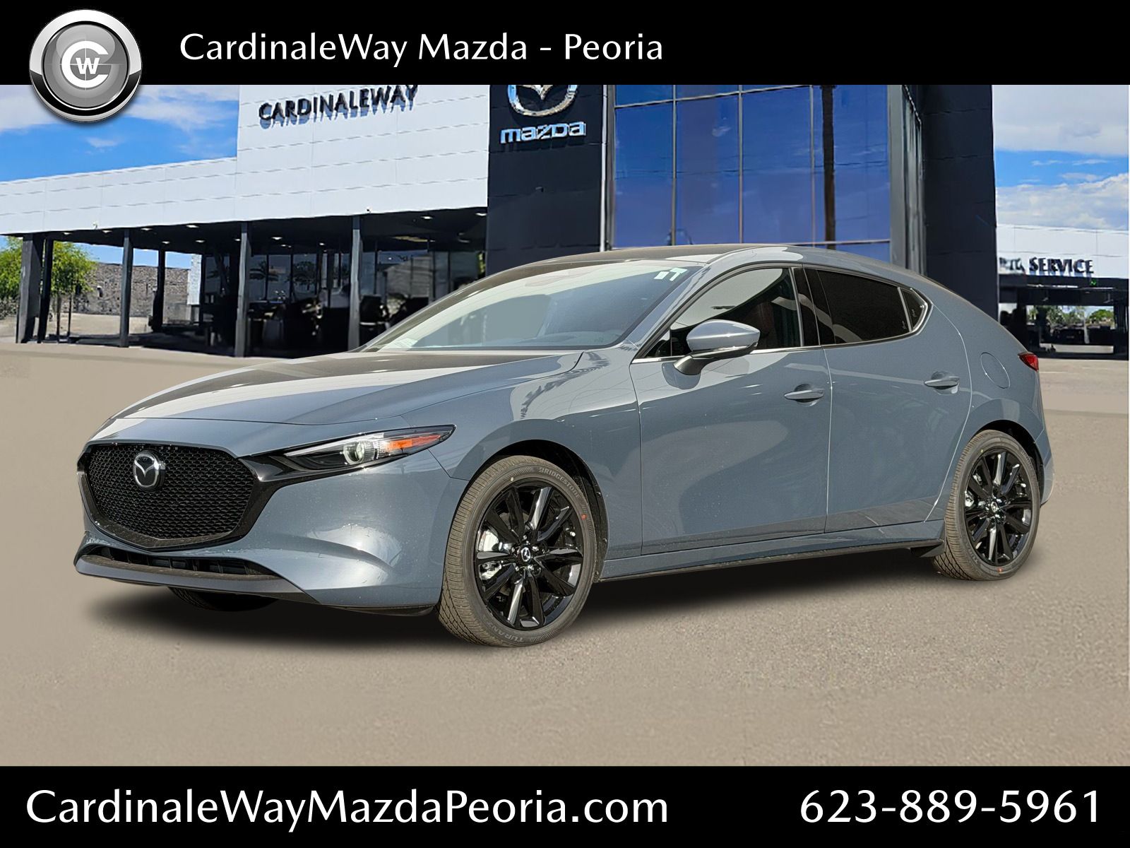 Polymetal Gray Metallic 2026 Mazda MAZDA3 2.5 S Premium Hatchback FWD Hatchback Front-Wheel Drive 6-Speed Manual