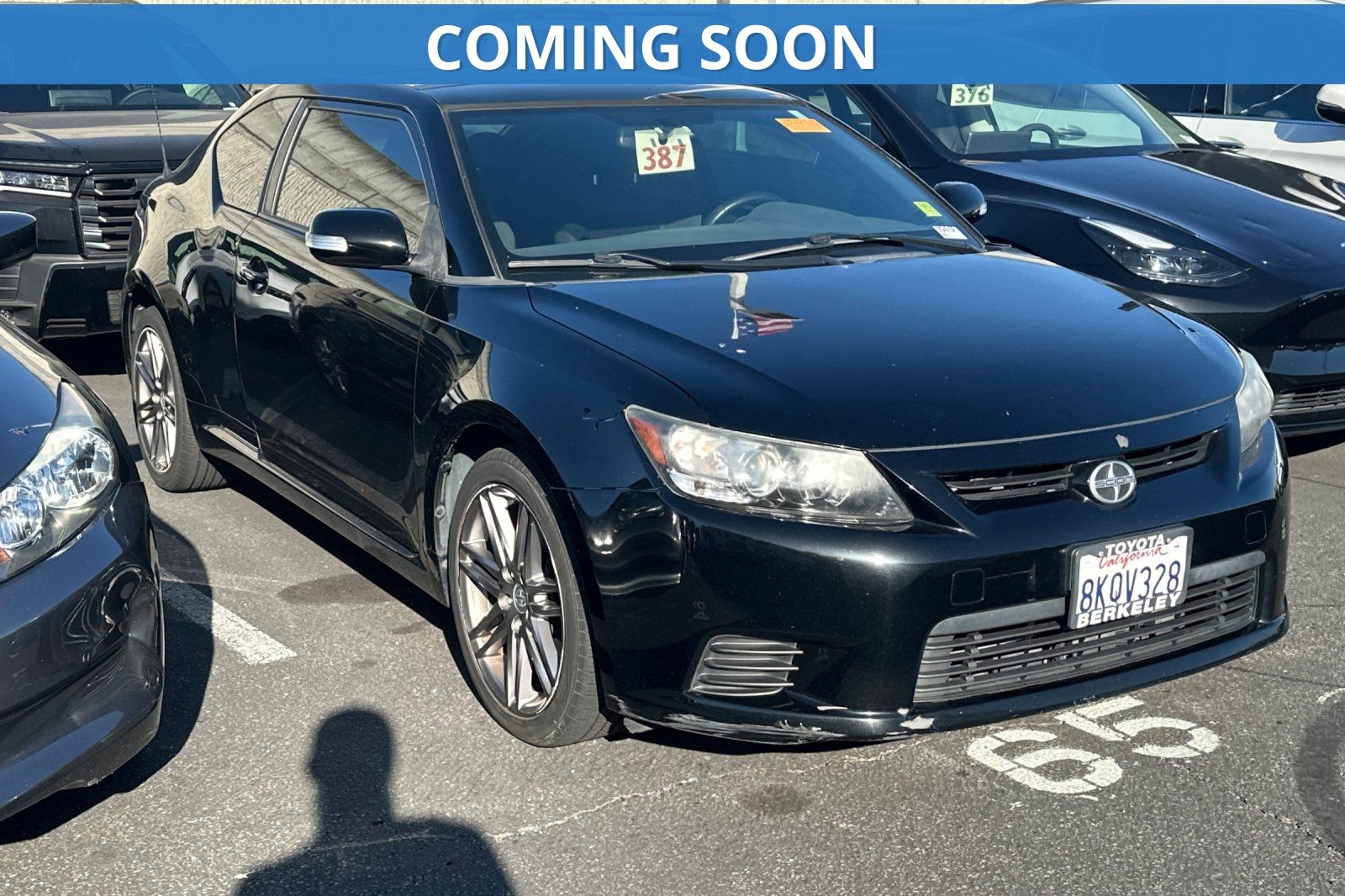 Black 2012 Scion tC Coupe Front-Wheel Drive 6-Speed Automatic