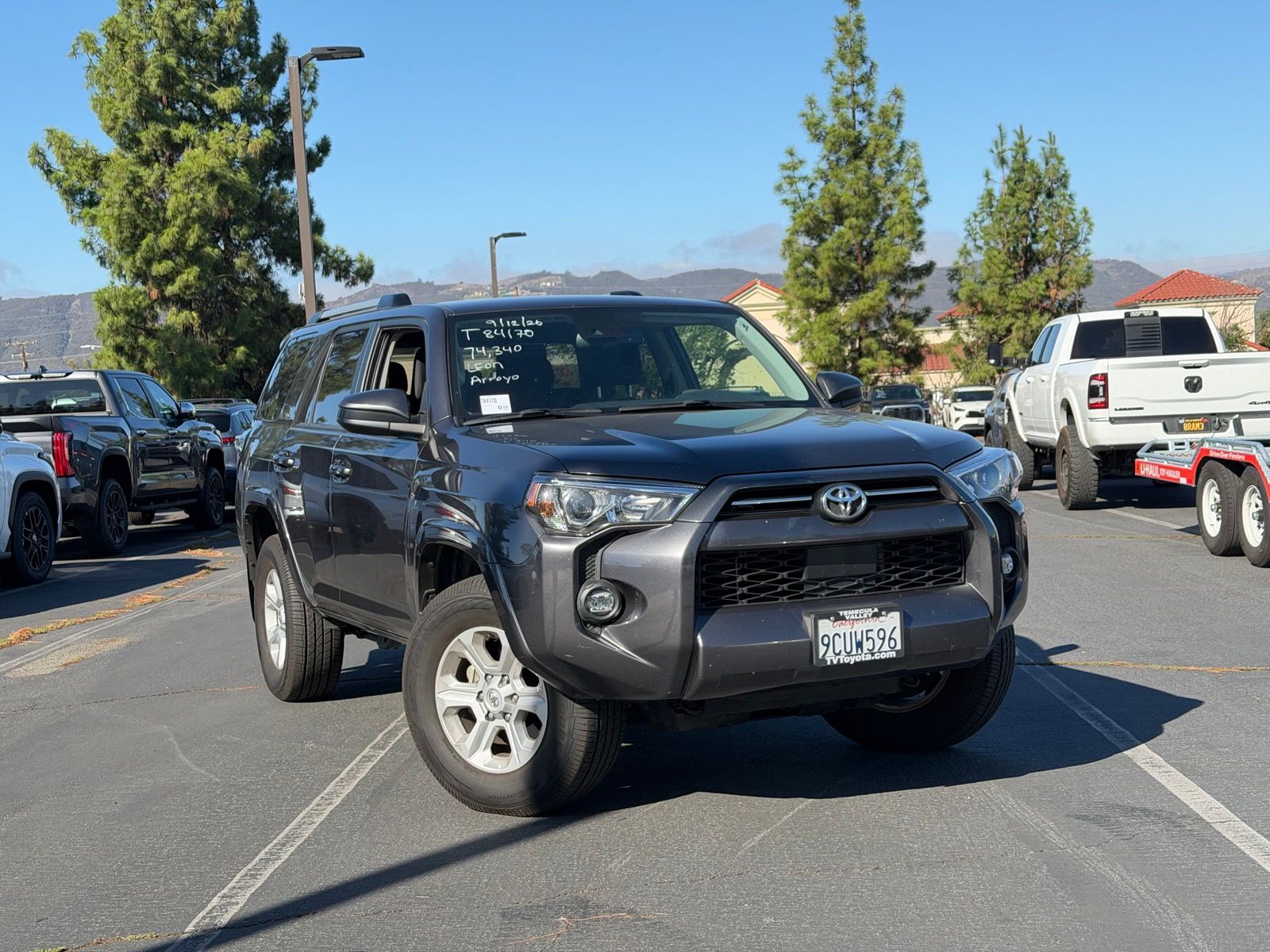 Magnetic Gray Metallic 2023 Toyota 4Runner SUV / Crossover 4X2 5-Speed Automatic