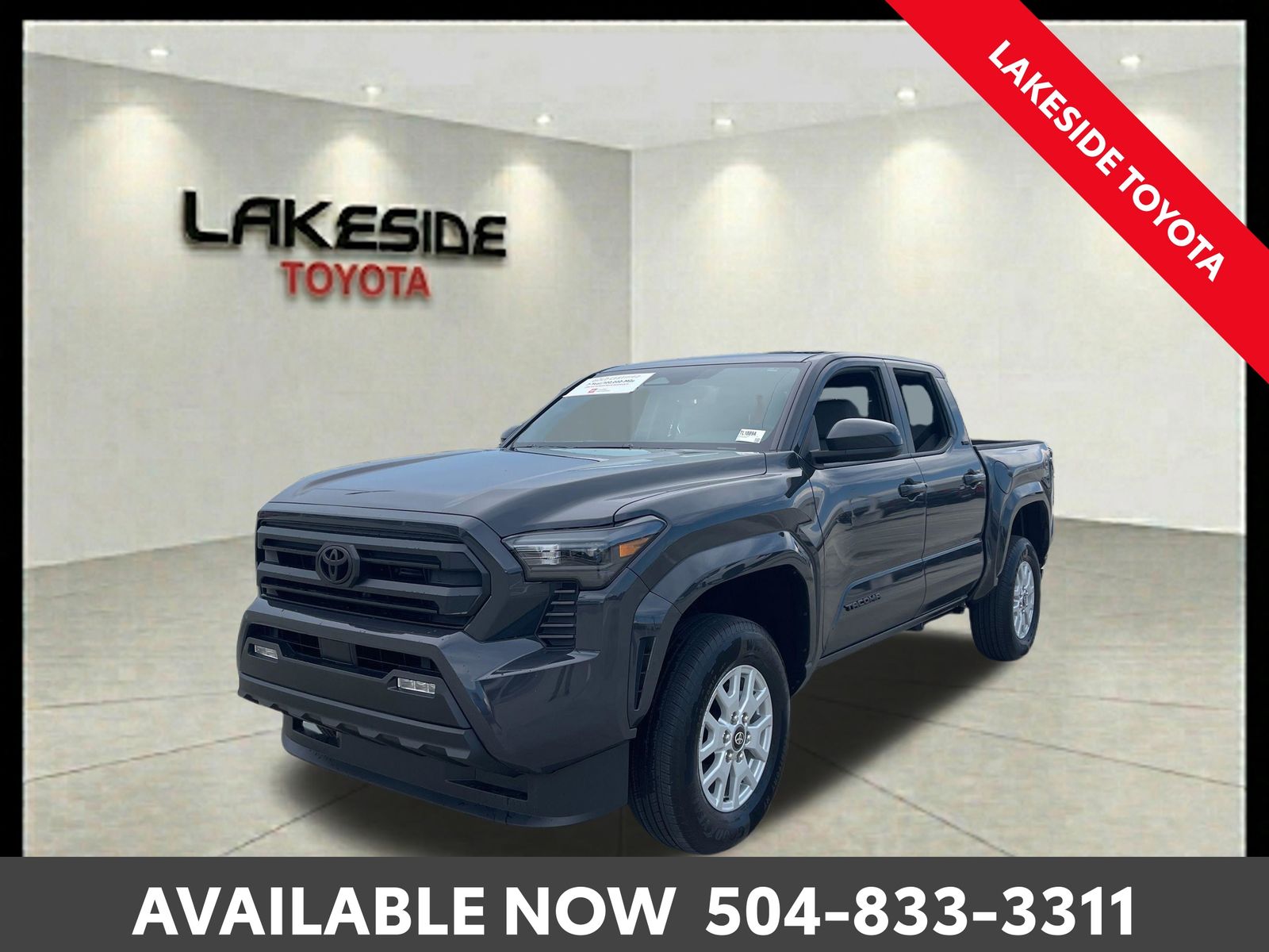 Celestial Silver Metallic 2026 Toyota Tacoma Pickup Truck Four-Wheel Drive 8-Speed Automatic
