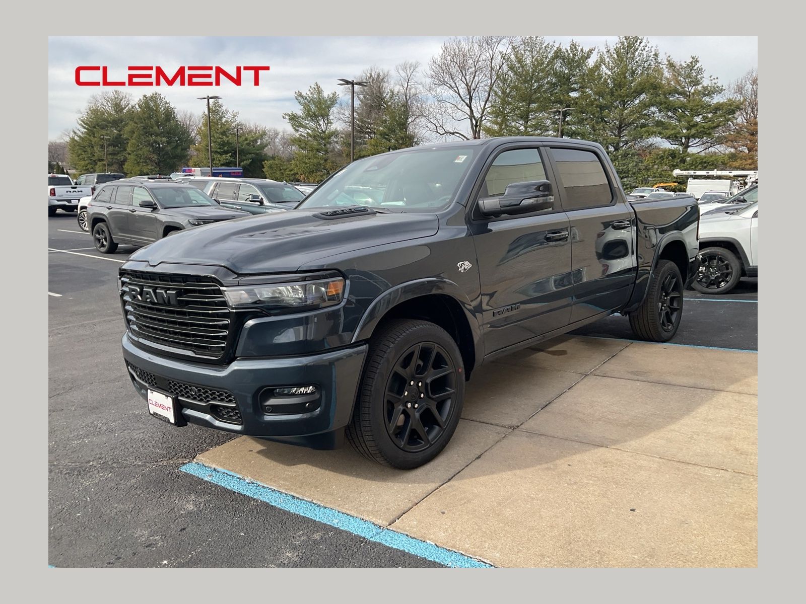 Forged Blue Metallic 2026 RAM 1500 Pickup Truck Four-Wheel Drive 8-Speed Automatic