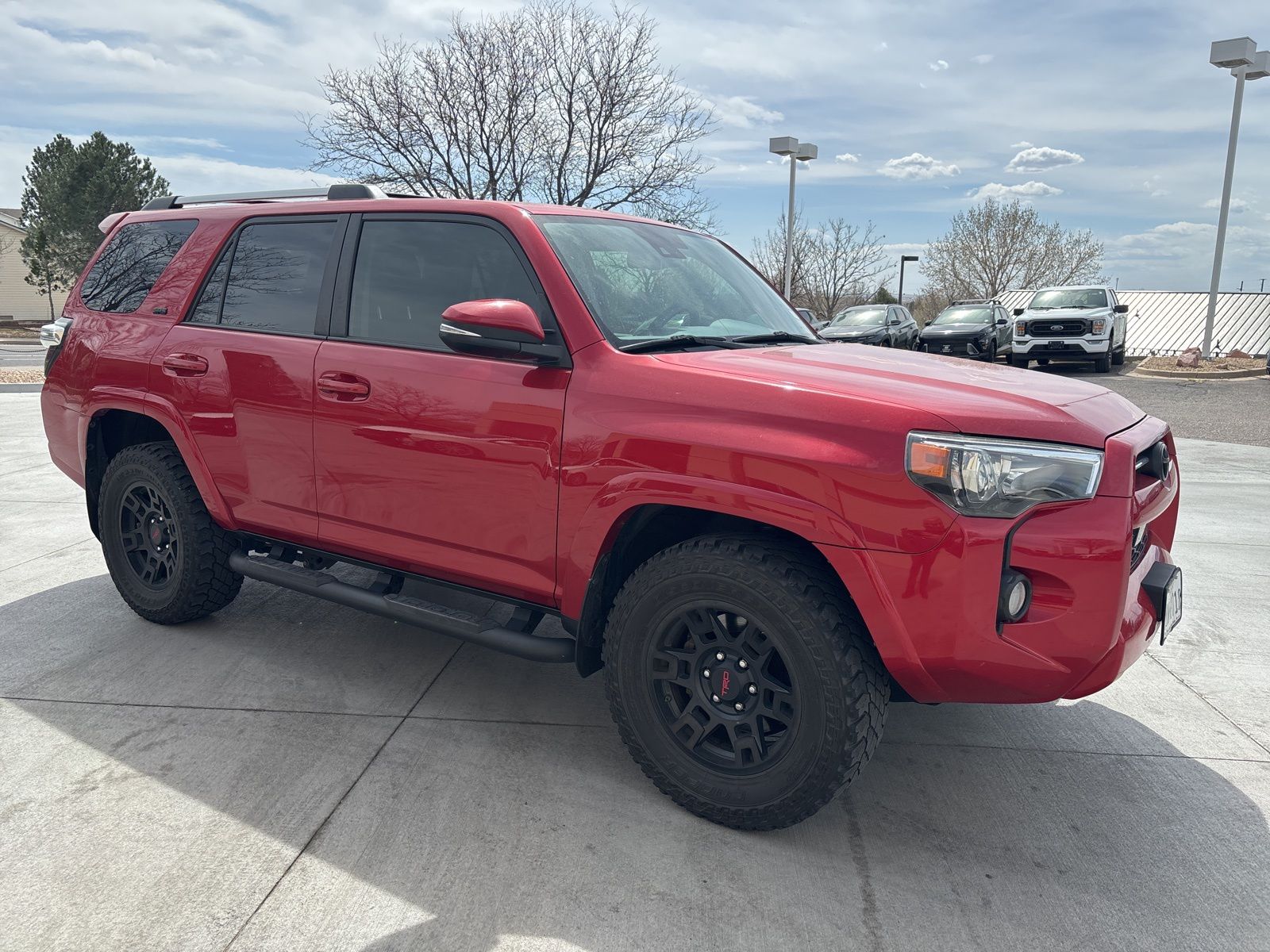 Red 2020 Toyota 4Runner SR5 Premium RWD SUV / Crossover 4X2 5-Speed Automatic Overdrive