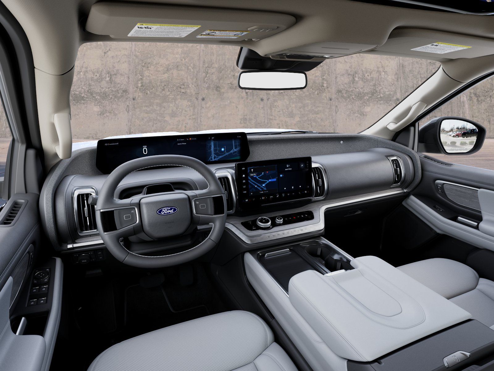 New 2027 Star White Metallic Tri-Coat Ford Platinum image 9
