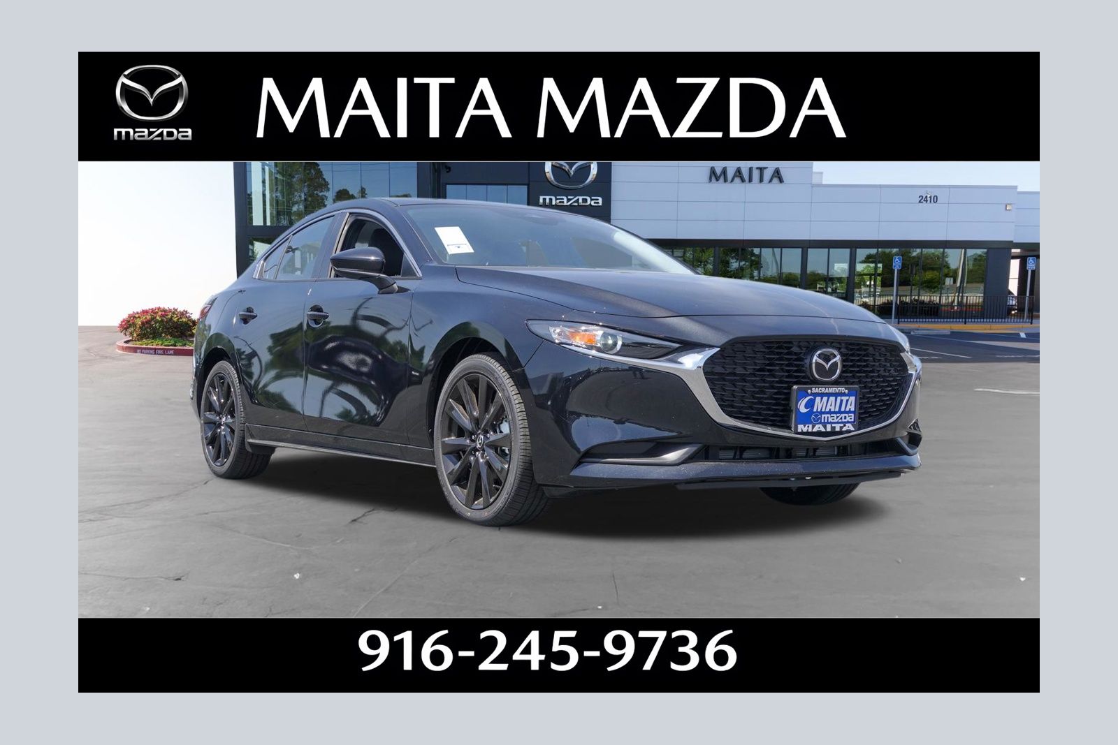 Jet Black Mica 2026 Mazda MAZDA3 2.5 S Select Sport FWD Sedan Front-Wheel Drive 6-Speed Automatic