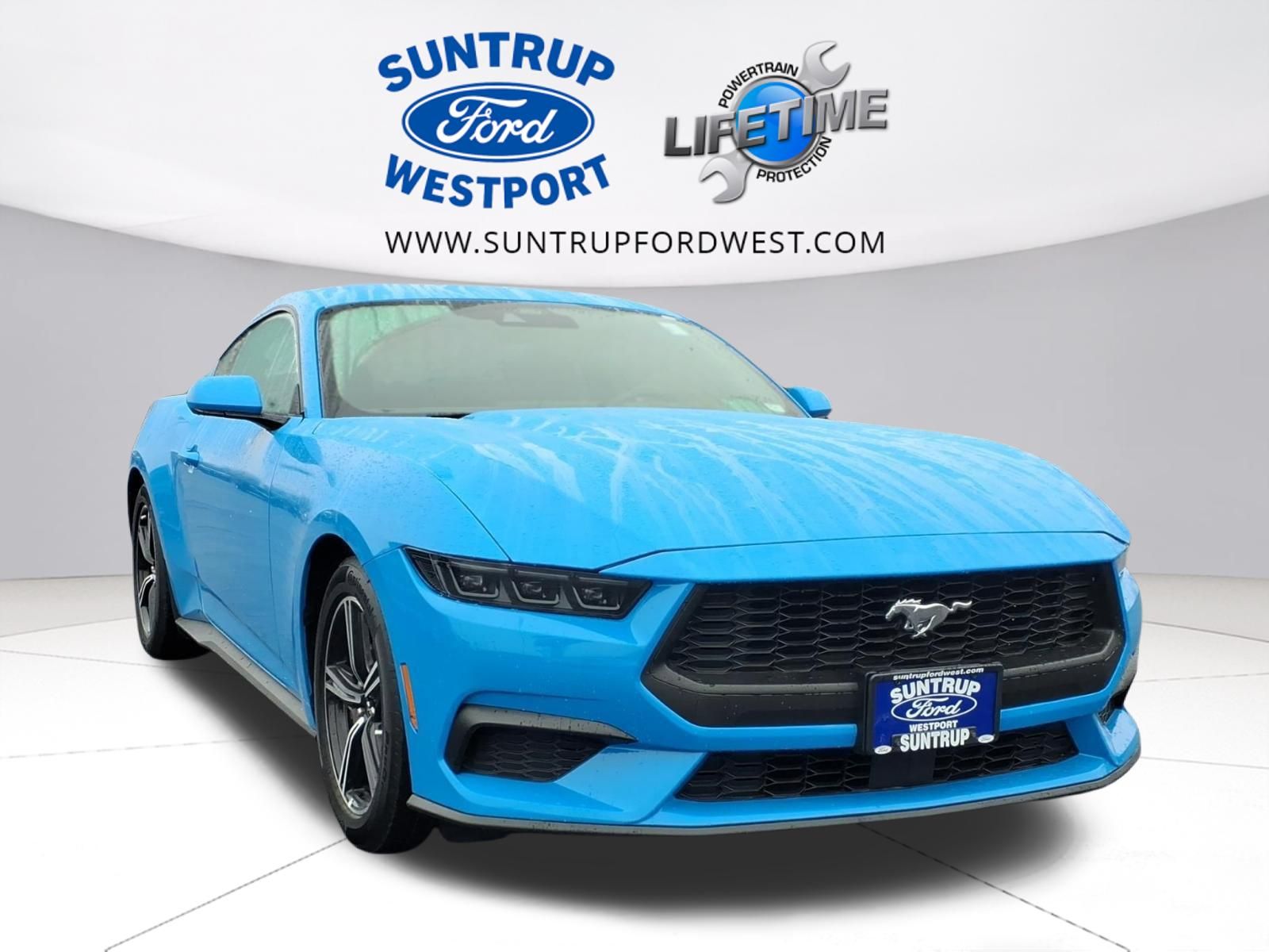 Grabber Blue Metallic 2025 Ford Mustang EcoBoost Fastback RWD Coupe Rear-Wheel Drive Automatic