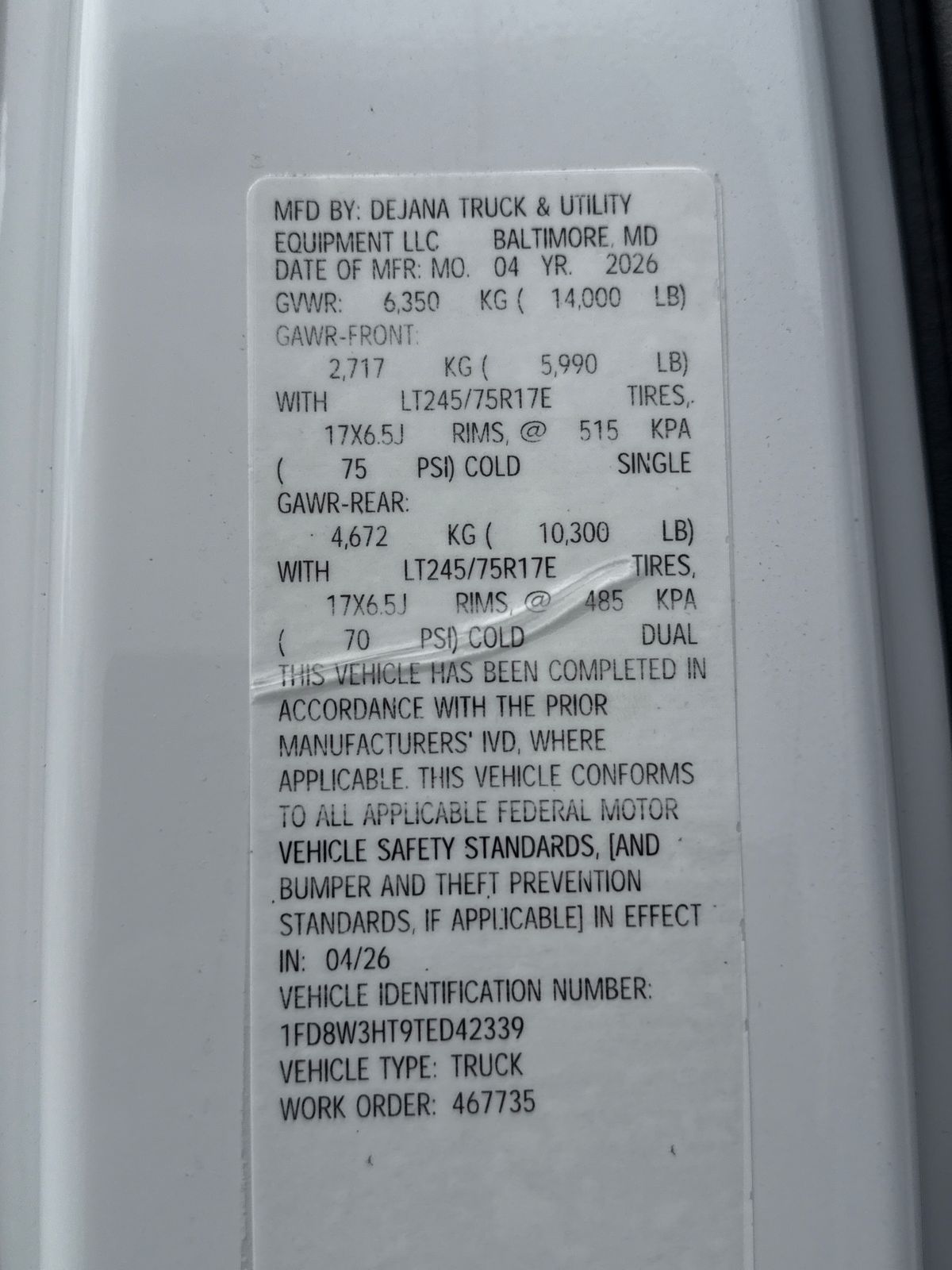 New 2026 Oxford White Ford XL image 11