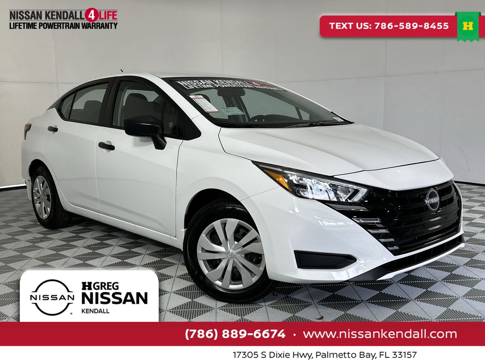 White (Fresh Powder) 2025 Nissan Versa Sedan Front-Wheel Drive Continuously Variable Transmission
