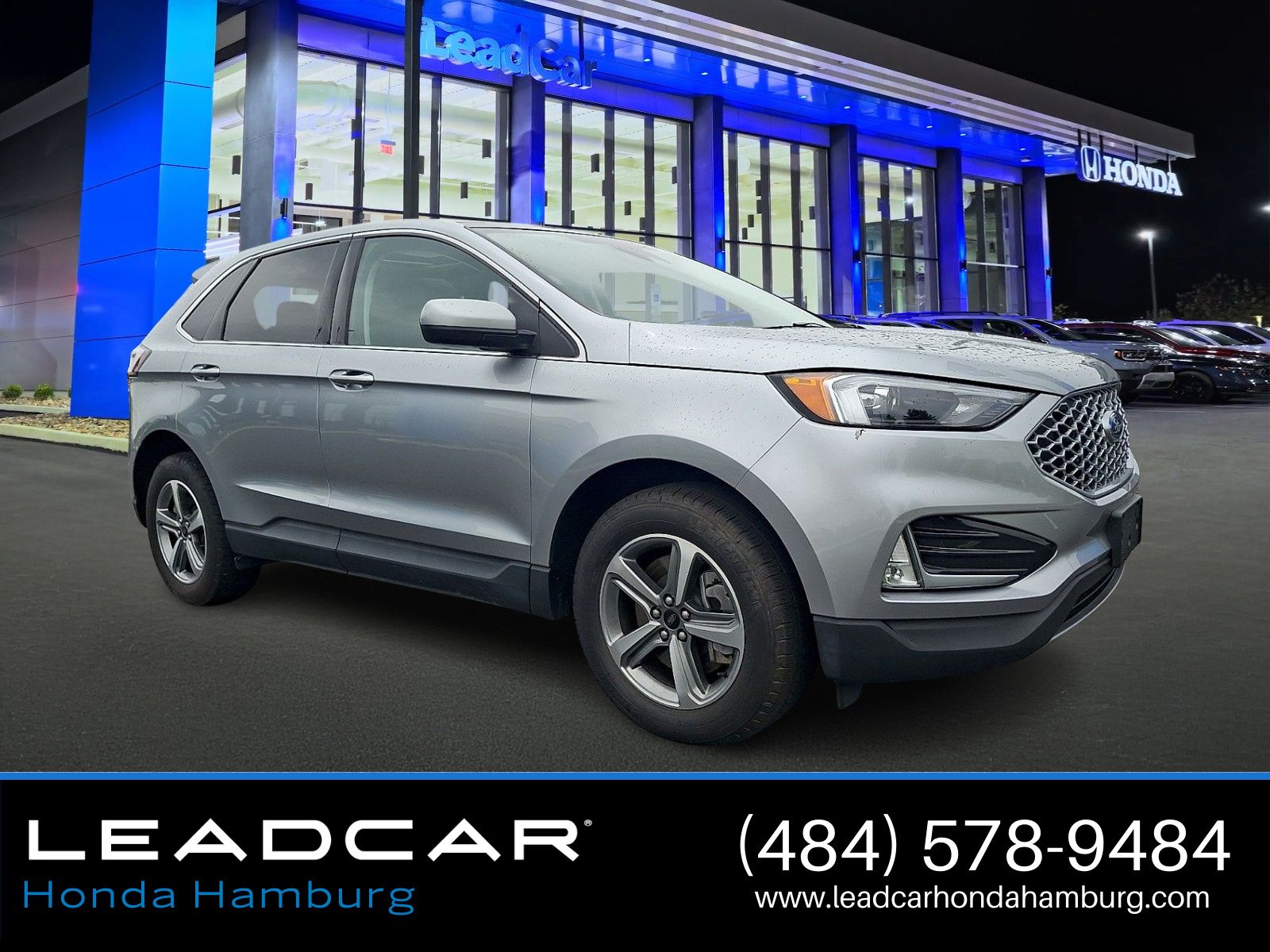 Silver Metallic 2024 Ford Edge SUV / Crossover All-Wheel Drive 8-Speed Automatic