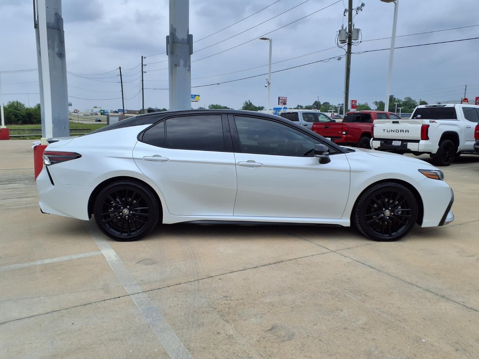 2021 Toyota Camry XSE V6 Beige at Joe Myers Mazda Kia