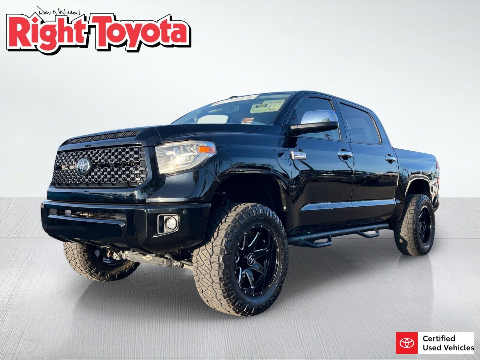 Midnight Black Metallic 2018 Toyota Tundra Pickup Truck Four-Wheel Drive 6-Speed Automatic Overdrive