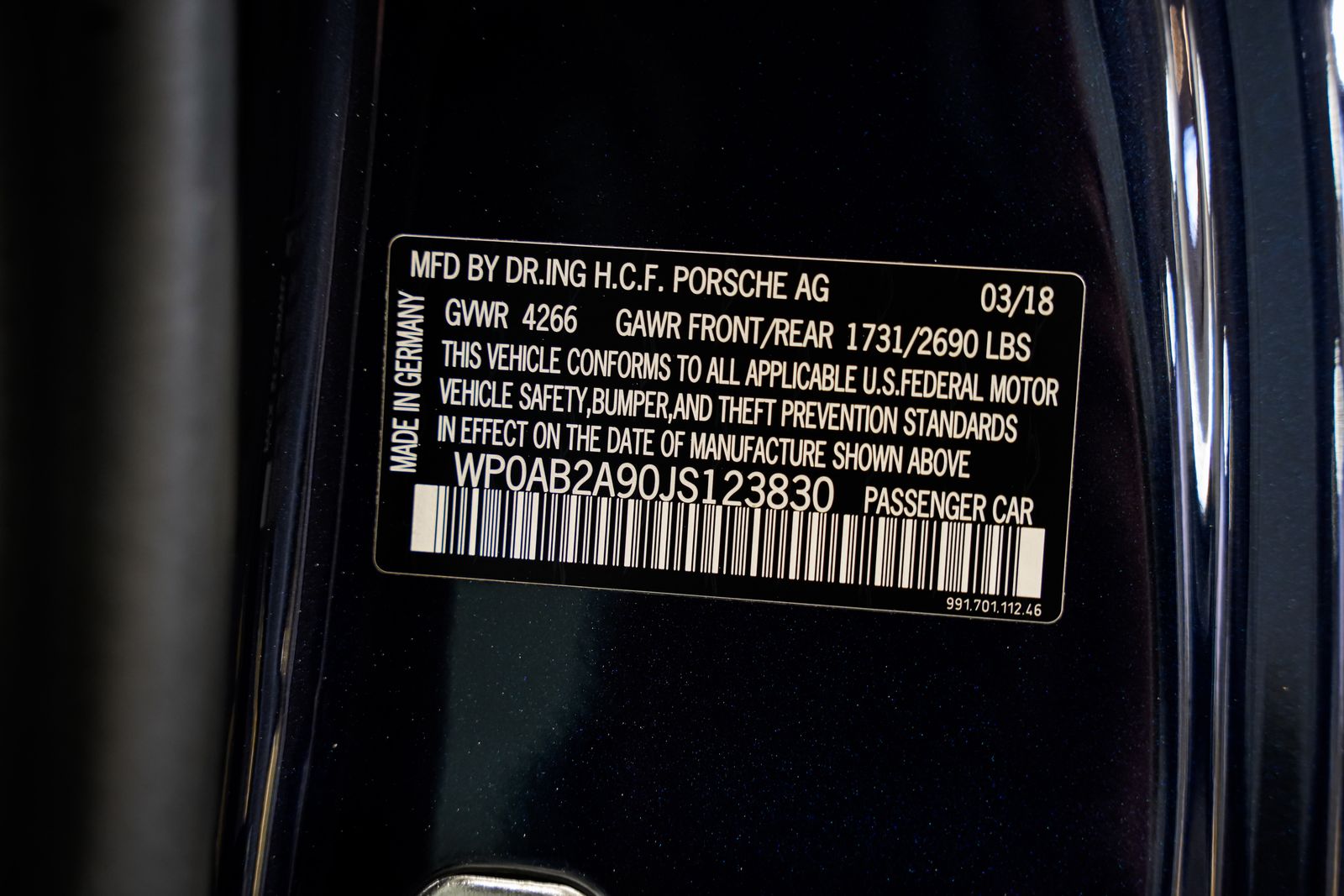 2018 Porsche 911 Carrera GTS — photo 43