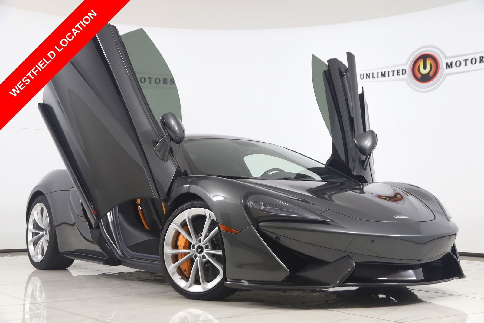 Ceramic Gray 2020 McLaren 570S Coupe Rear-Wheel Drive 7-Speed Automatic