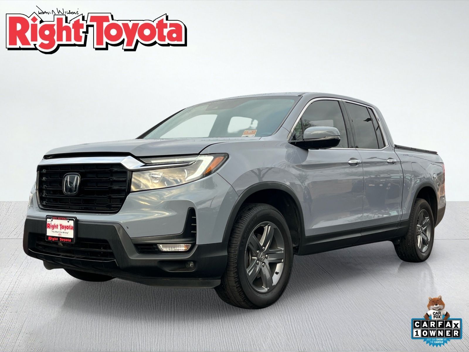 Sonic Gray Pearl 2022 Honda Ridgeline Pickup Truck All-Wheel Drive 9-Speed Automatic