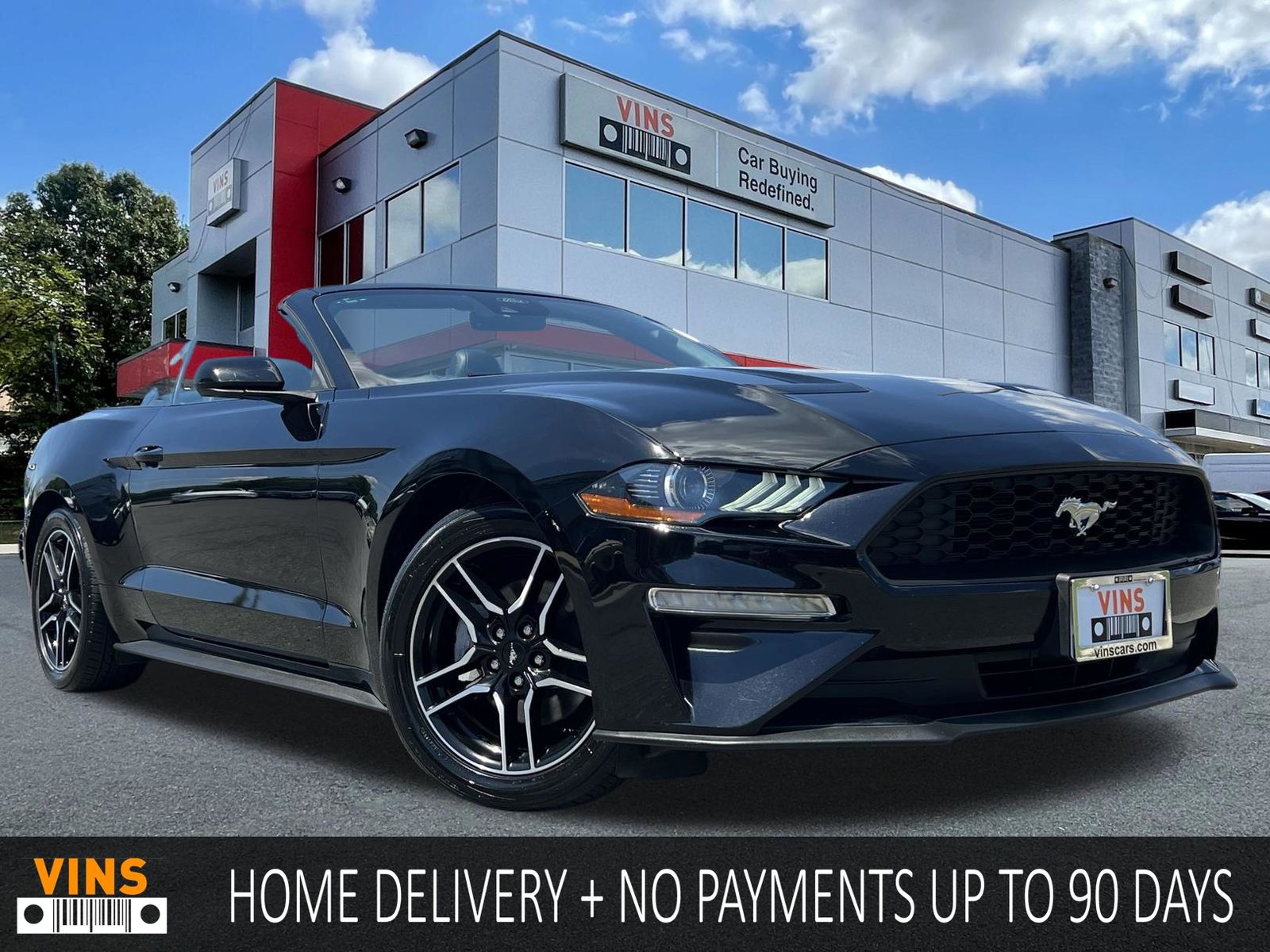 2022 Ford Mustang Negro (Shadow Black) Descapotable Tracción trasera Automática