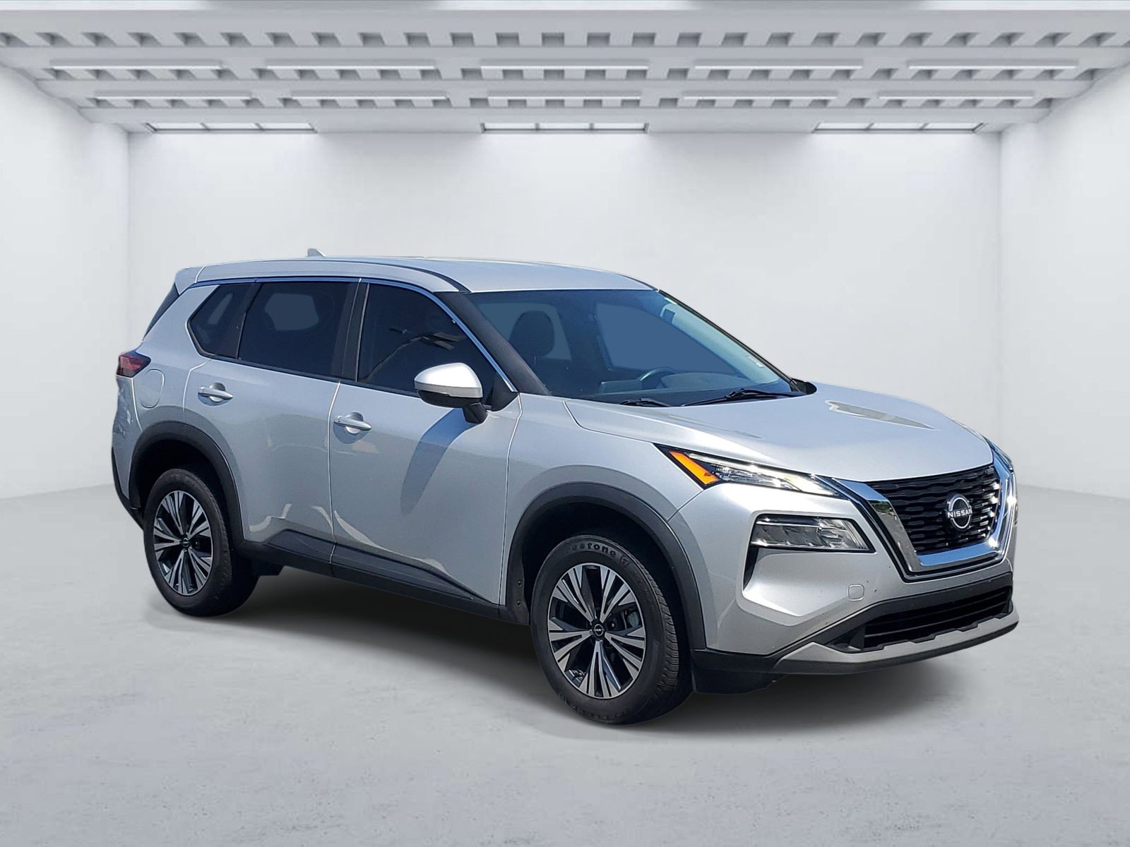 Brilliant Silver Metallic 2023 Nissan Rogue SV AWD SUV / Crossover All-Wheel Drive Continuously Variable Transmission