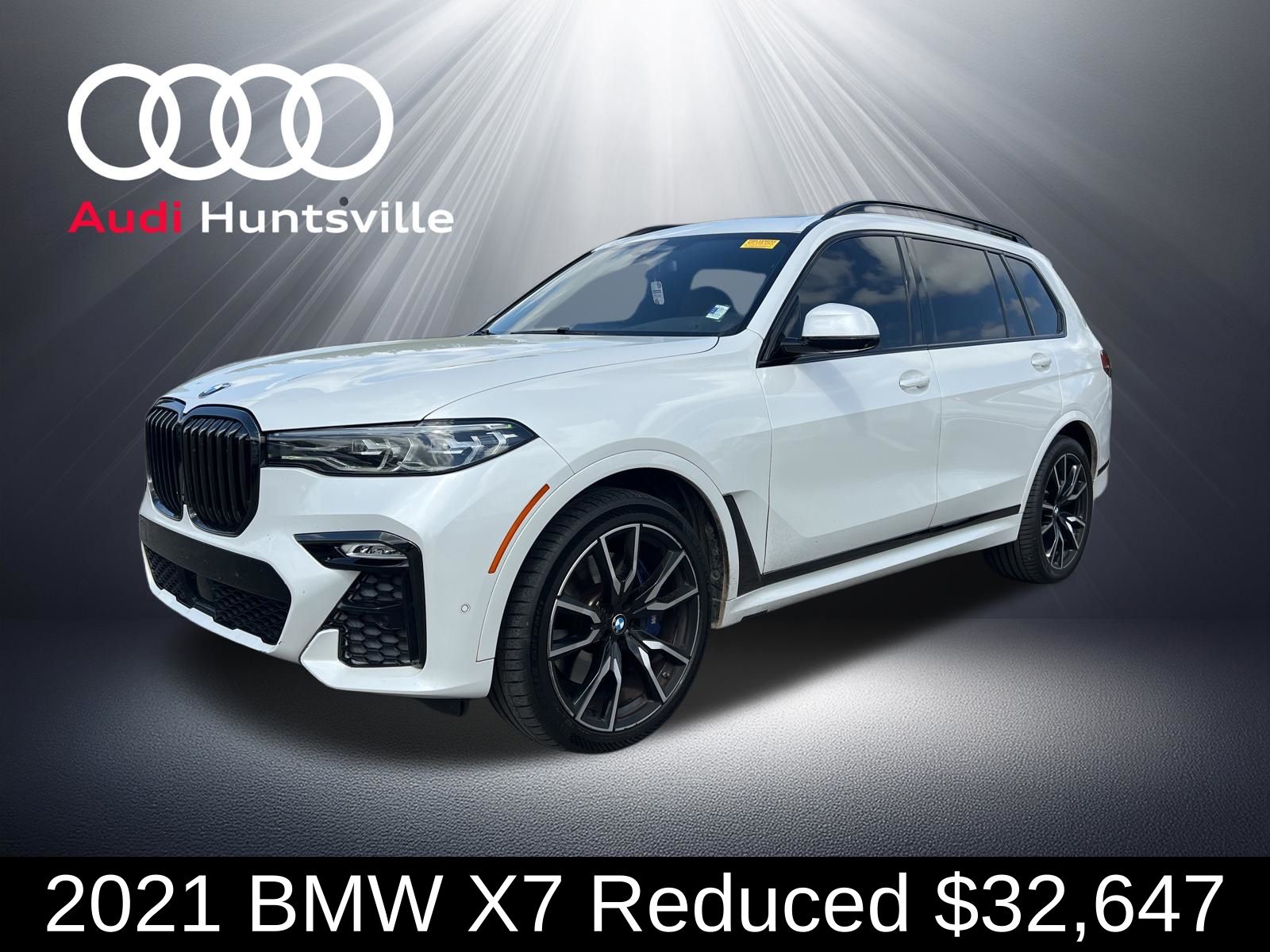 Mineral White Metallic 2021 BMW X7 xDrive40i AWD SUV / Crossover All-Wheel Drive 8-Speed Automatic