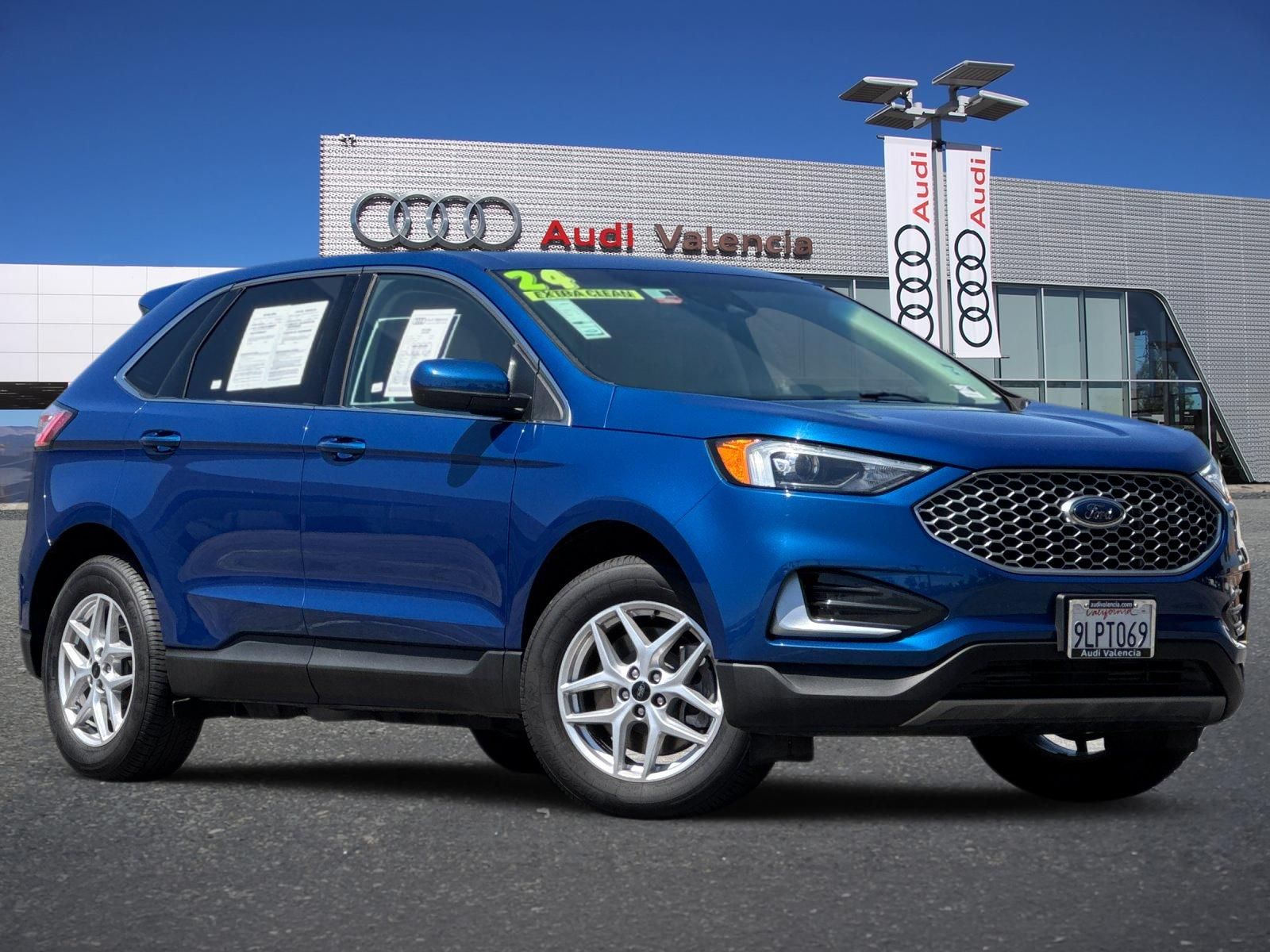 Blue Metallic 2024 Ford Edge SUV / Crossover All-Wheel Drive 8-Speed Automatic