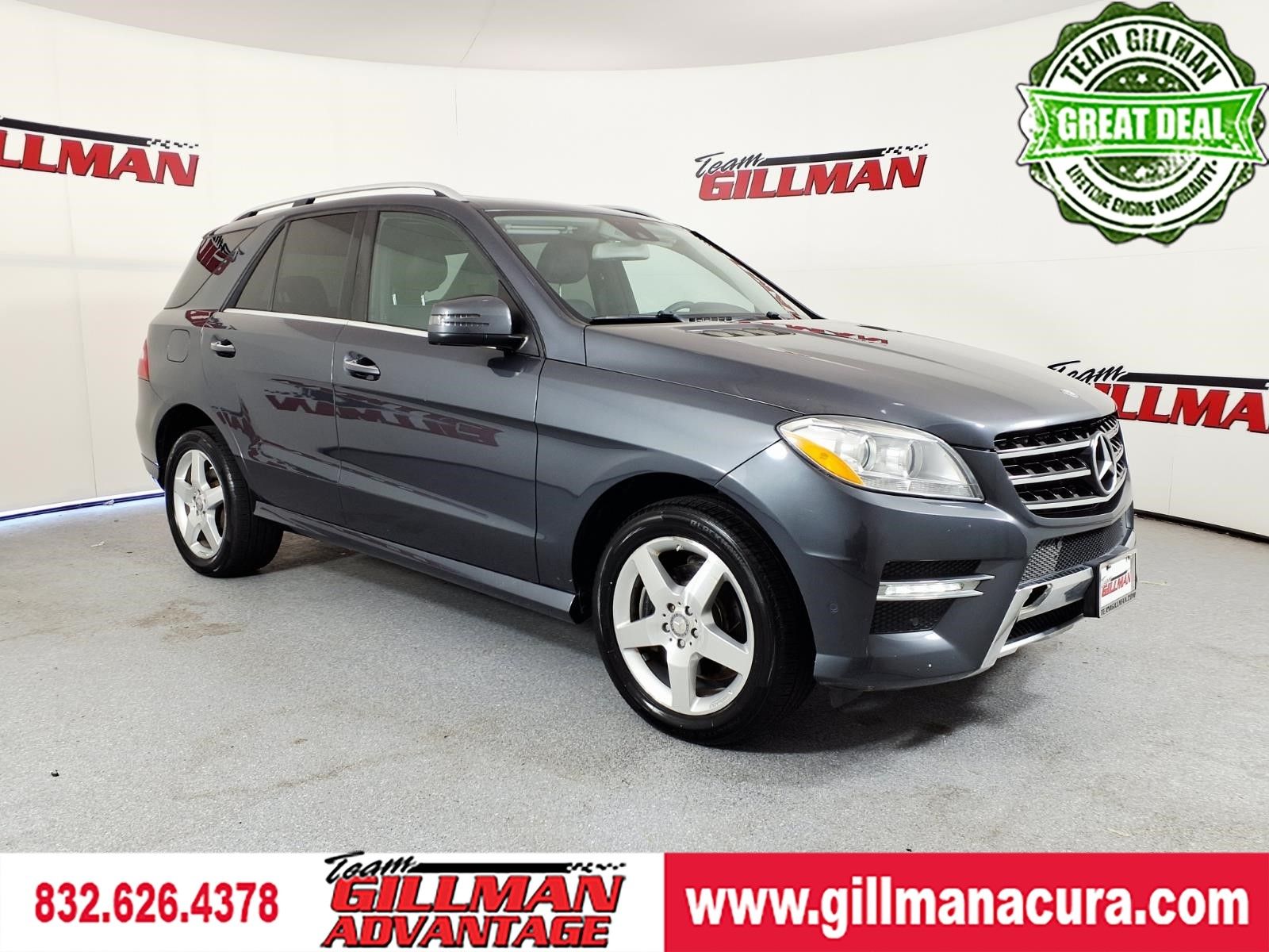 Steel Gray Metallic 2015 Mercedes-Benz M-Class SUV / Crossover All-Wheel Drive 7-Speed Automatic