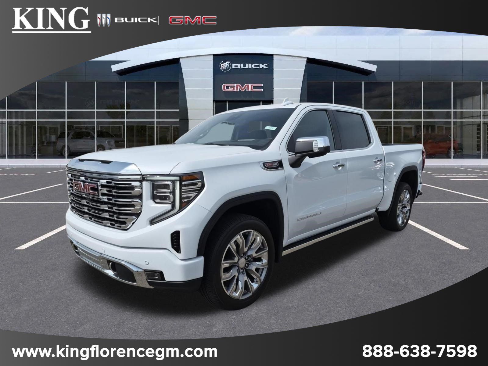 Glacier White 2026 GMC Sierra 1500 Pickup Truck Four-Wheel Drive Automatic