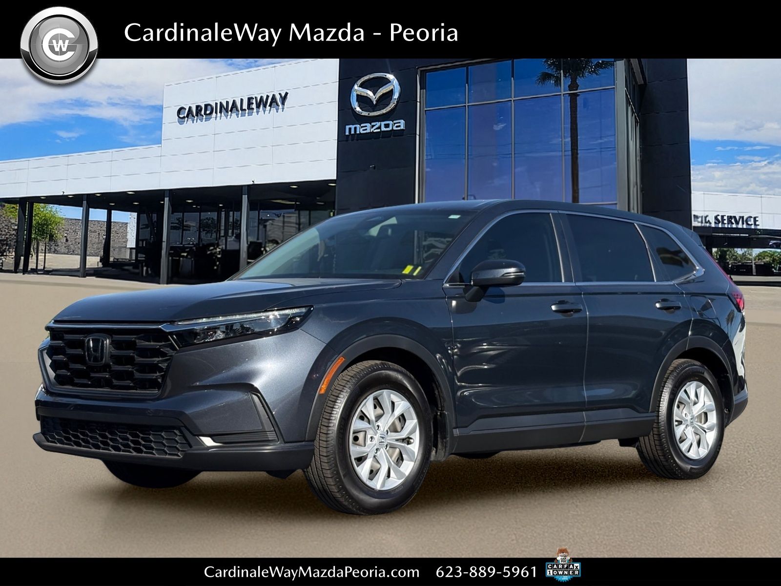 Meteorite Gray Metallic 2024 Honda CR-V SUV / Crossover Front-Wheel Drive Continuously Variable Transmission