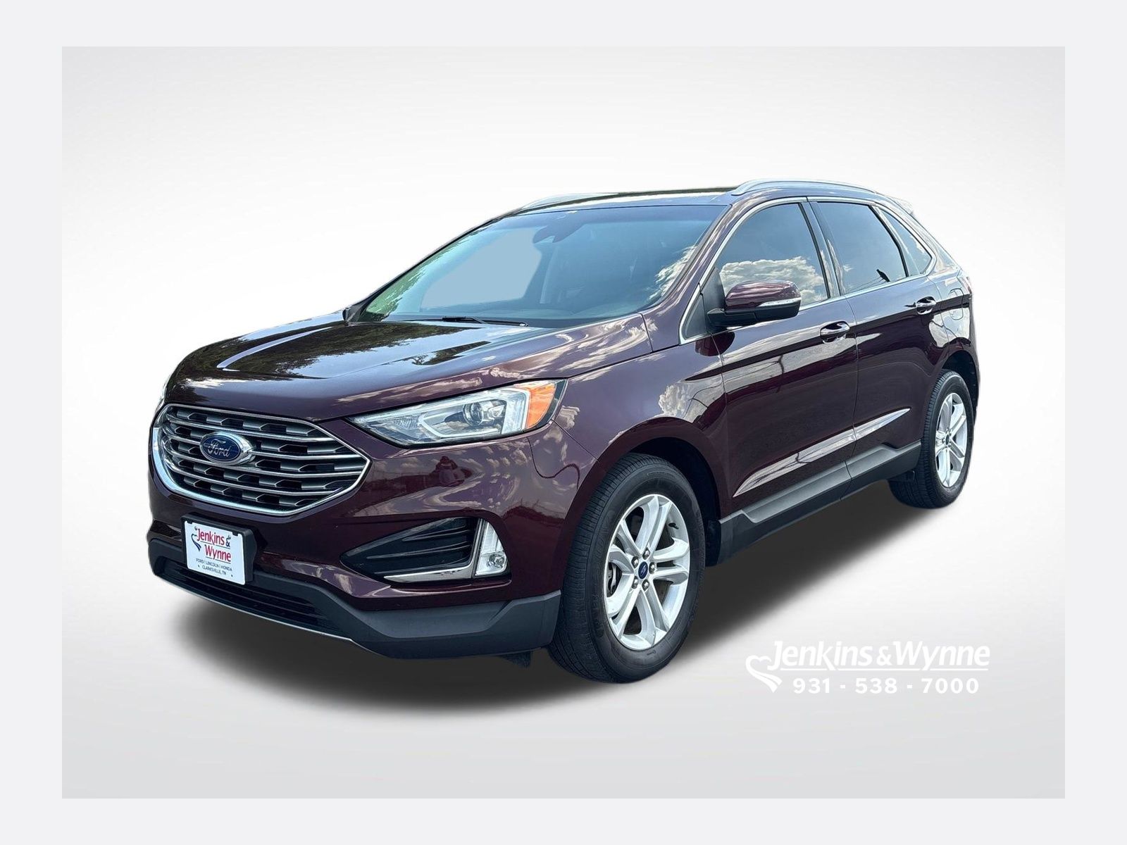 Red (Burgundy Velvet Metallic Tinted Clearcoat) 2020 Ford Edge SEL AWD SUV / Crossover All-Wheel Drive 8-Speed Automatic