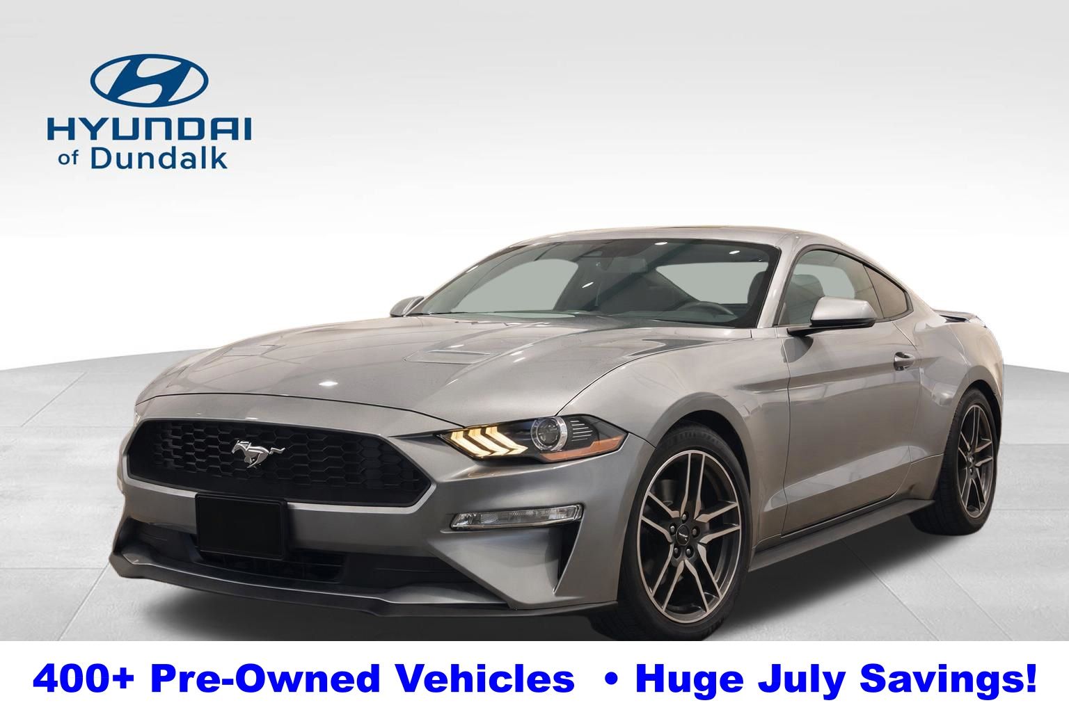 Silver Metallic 2022 Ford Mustang Coupe Rear-Wheel Drive Automatic