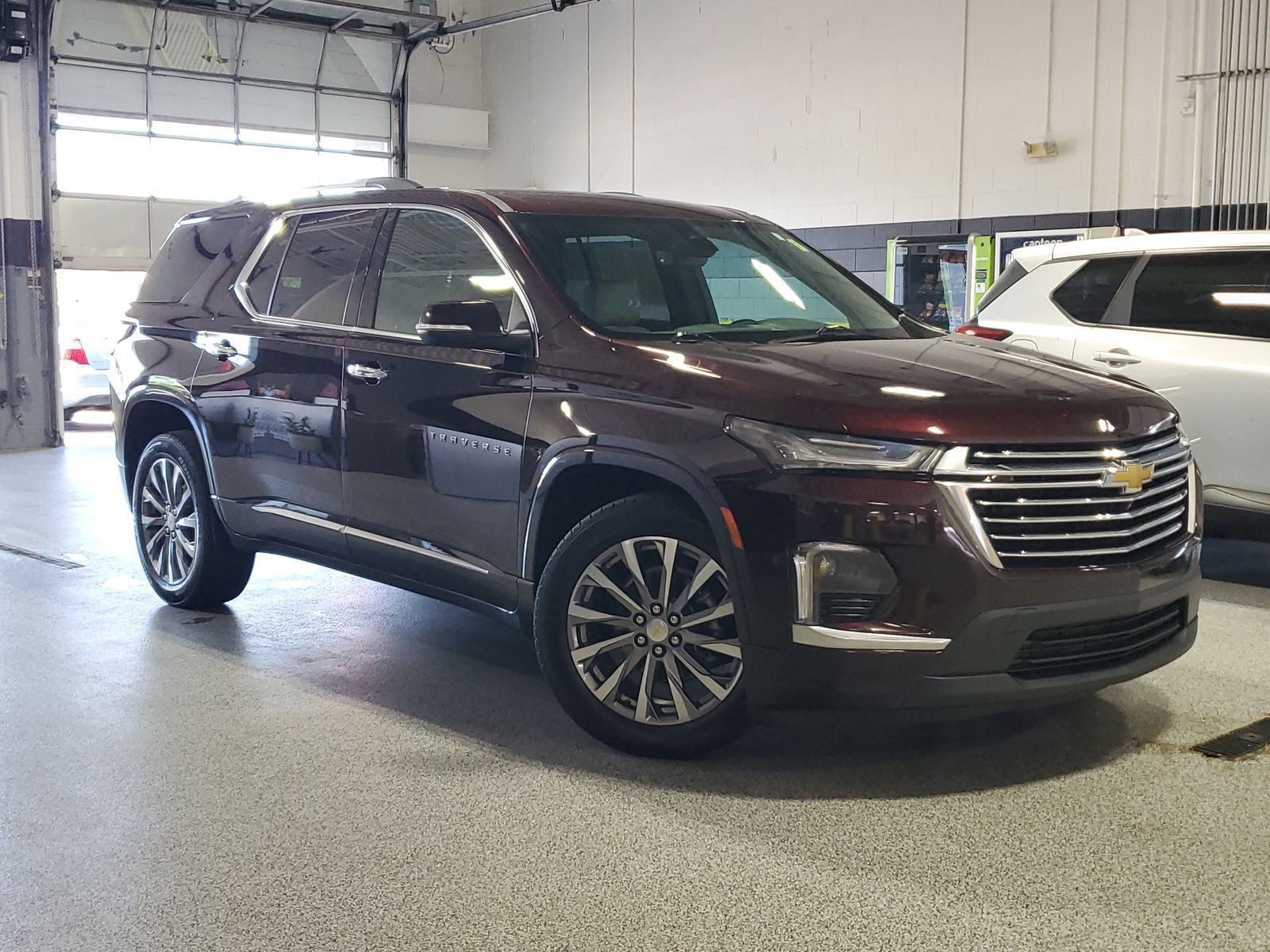 Black Cherry Metallic 2023 Chevrolet Traverse SUV / Crossover Four-Wheel Drive 9-Speed Automatic