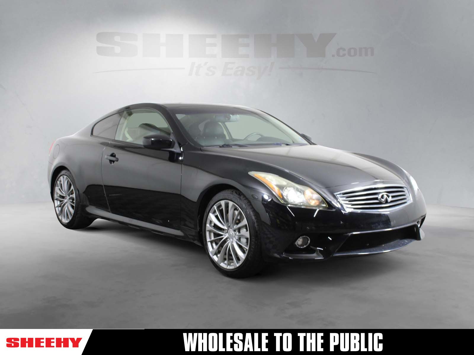 Black Obsidian 2012 INFINITI G37 Coupe Rear-Wheel Drive 7-Speed Automatic