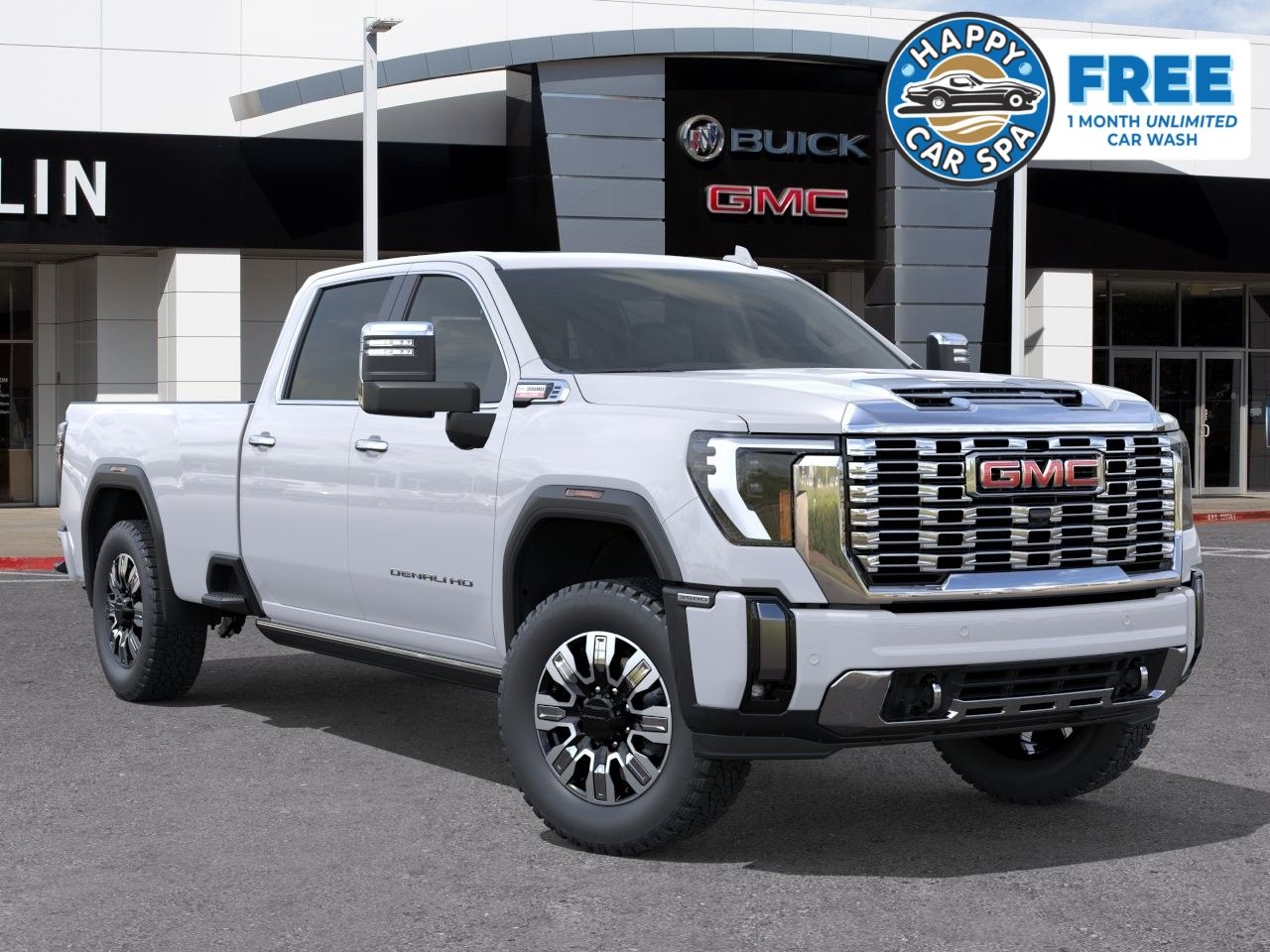 Summit White 2026 GMC Sierra 3500HD Pickup Truck Four-Wheel Drive Automatic