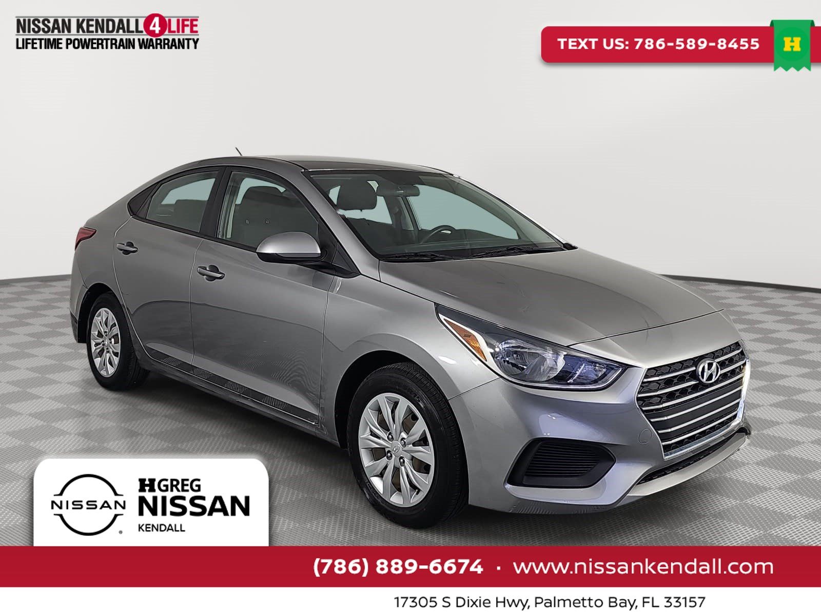 Forge Gray 2021 Hyundai Accent Sedan Front-Wheel Drive Continuously Variable Transmission