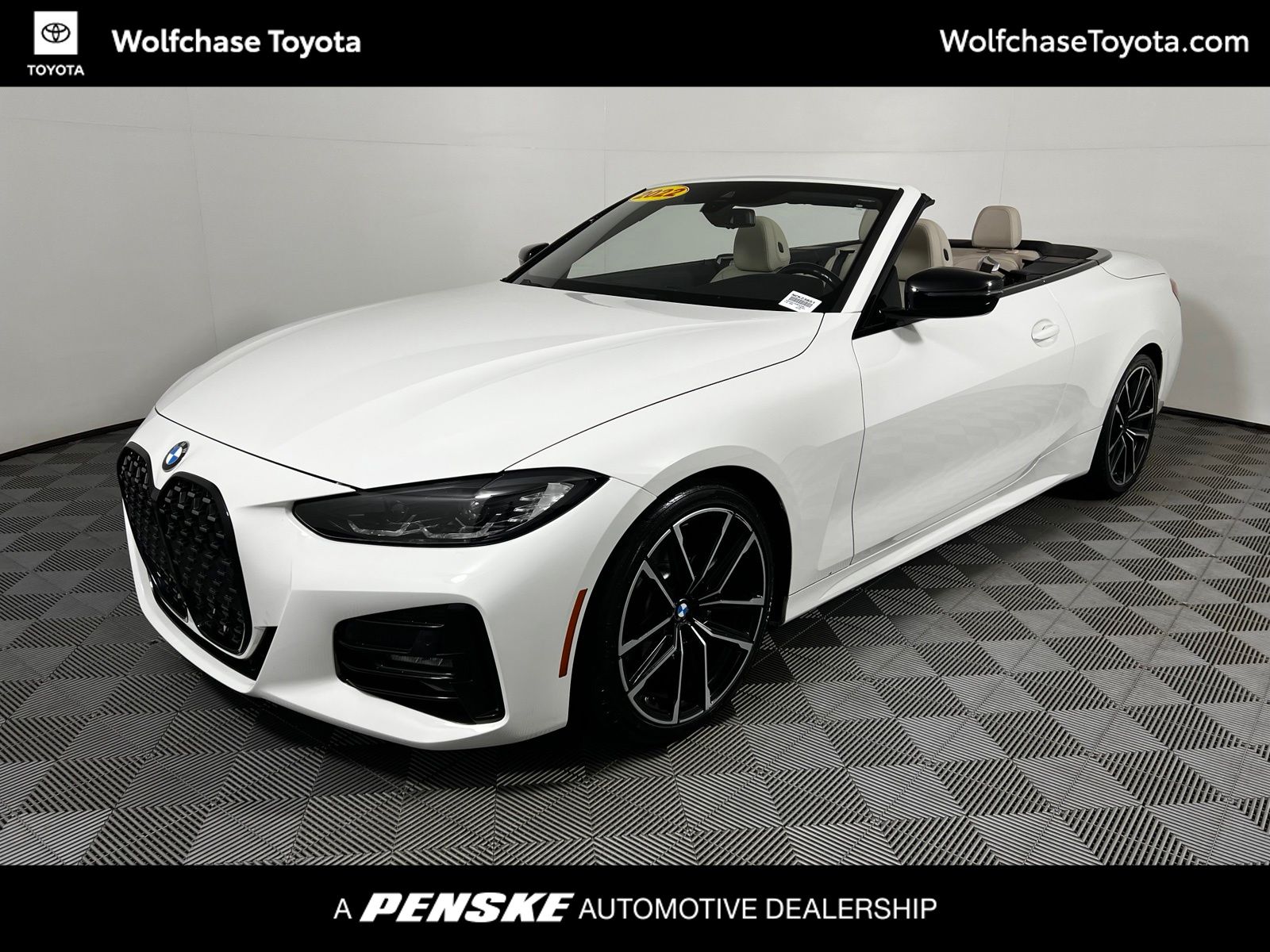 Alpine White 2022 BMW 4 Series Convertible Rear-Wheel Drive 8-Speed Automatic