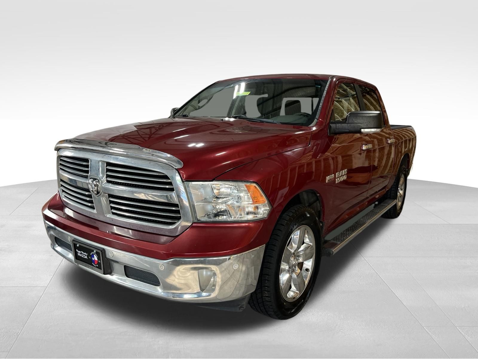 Deep Cherry Red Crystal Pearlcoat 2015 RAM 1500 Pickup Truck Four-Wheel Drive 8-Speed Automatic
