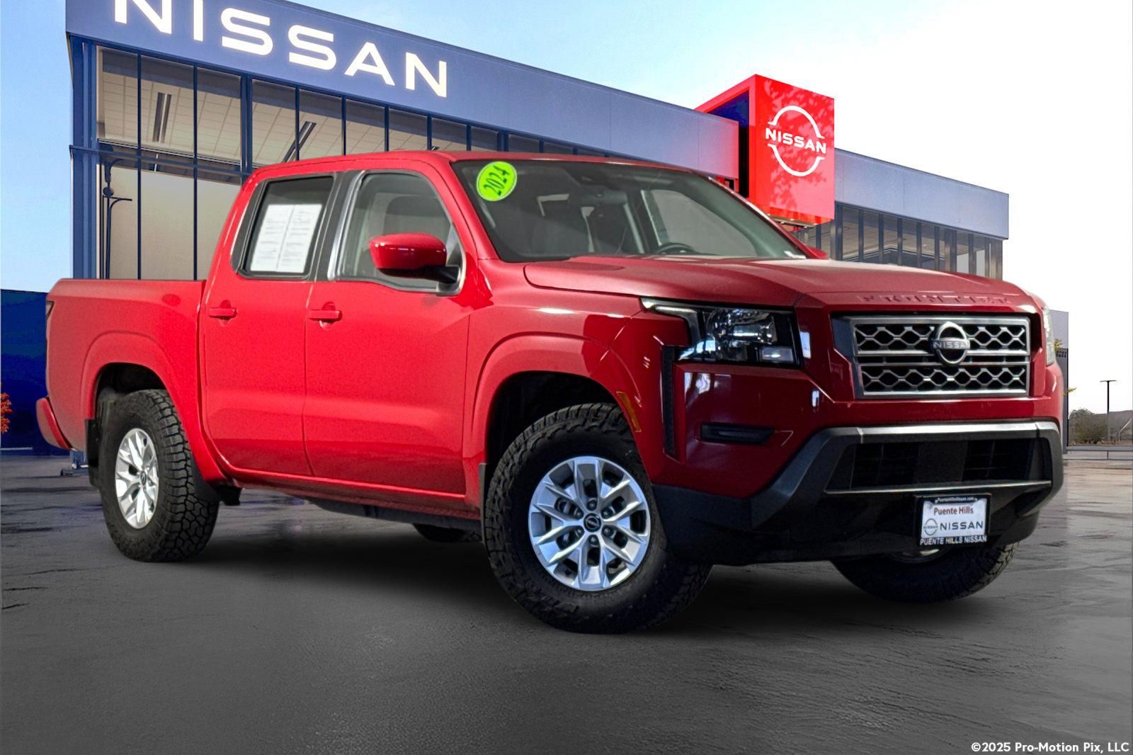 Red Alert 2024 Nissan Frontier Pickup Truck 4X2 9-Speed Automatic Overdrive