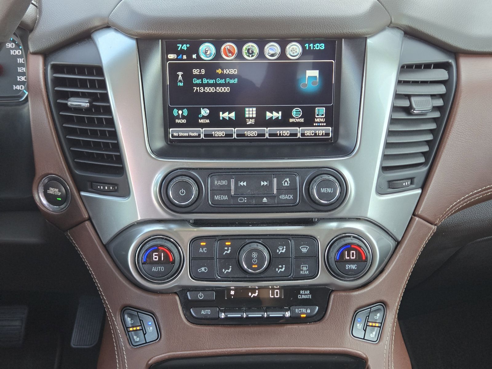 2020 Chevrolet Tahoe Premier White at Classic Elite Chevrolet Sugar Land