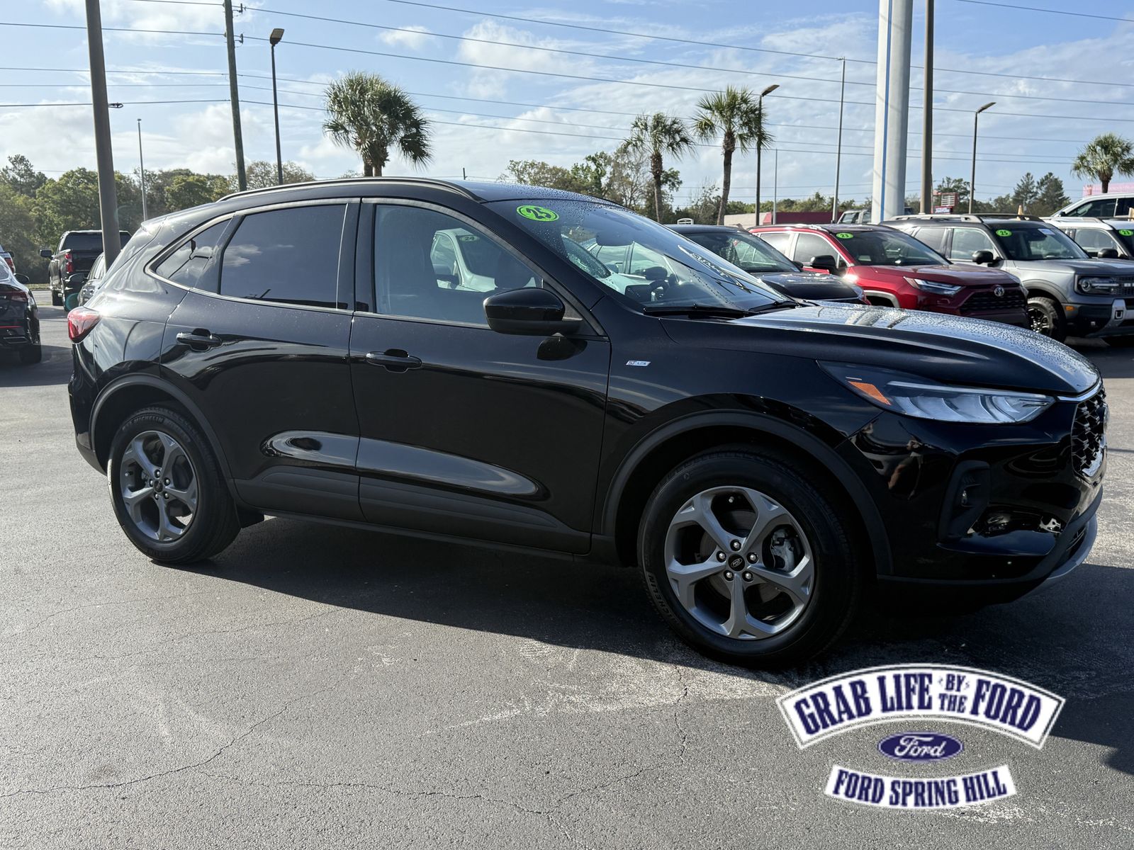 Black Metallic 2025 Ford Escape Hybrid ST-Line Select AWD SUV / Crossover All-Wheel Drive Continuously Variable Transmission