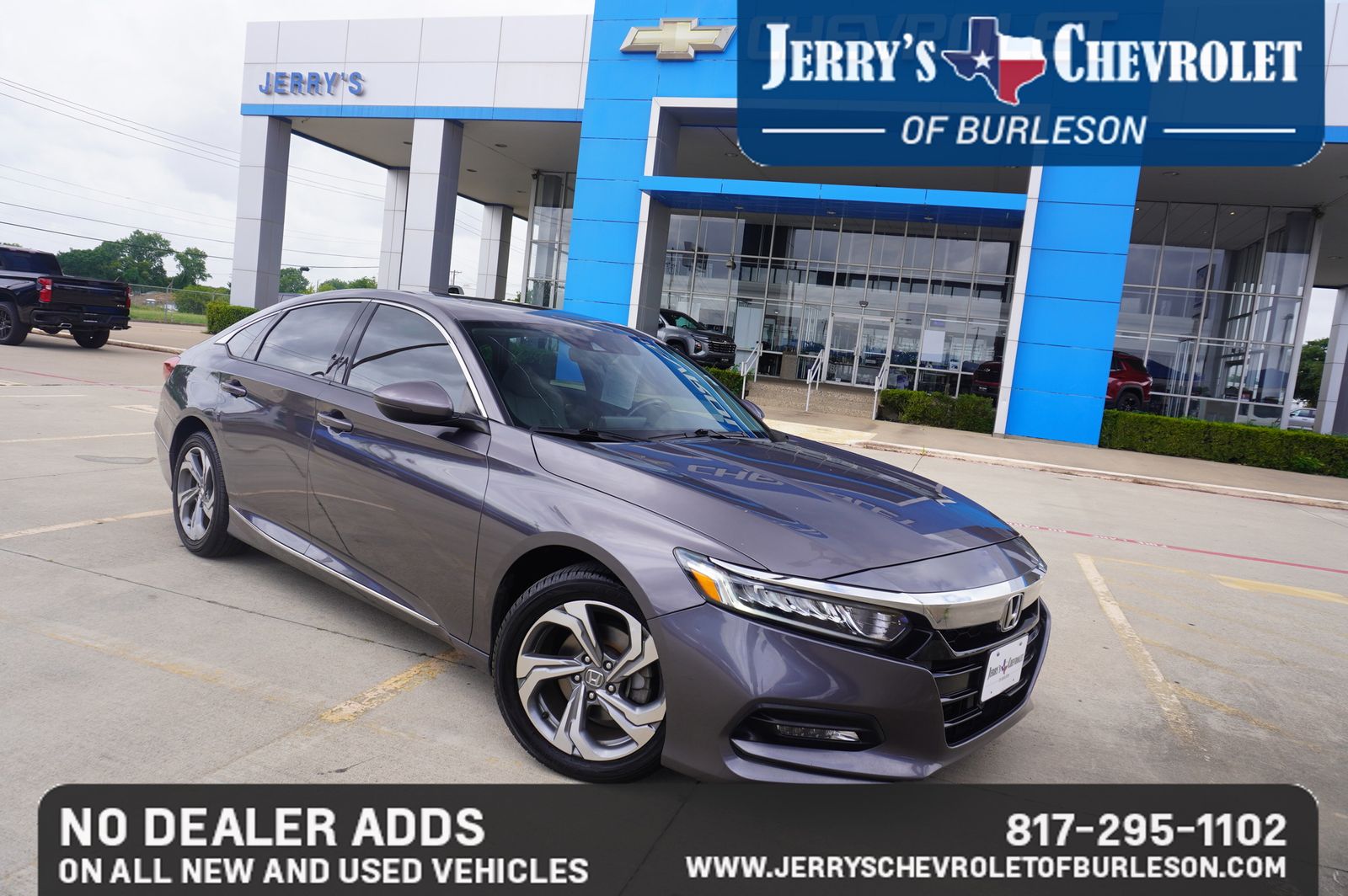 Gray 2018 Honda Accord Sedan Front-Wheel Drive Continuously Variable Transmission