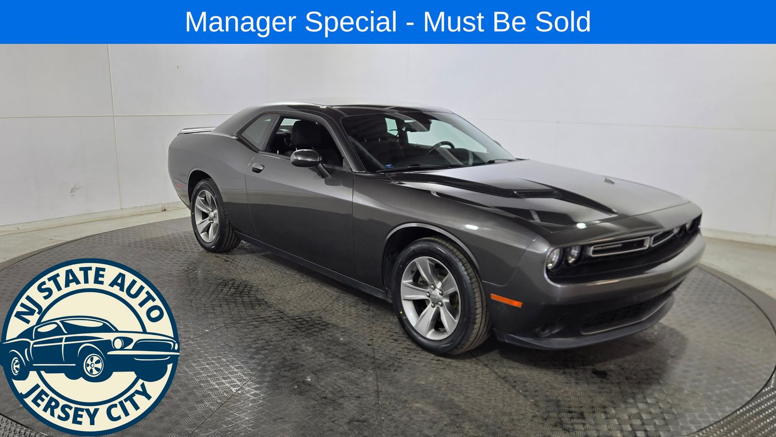 Gray (Granite Crystal Metallic Clearcoat) 2020 Dodge Challenger Coupe Rear-Wheel Drive 8-Speed Automatic