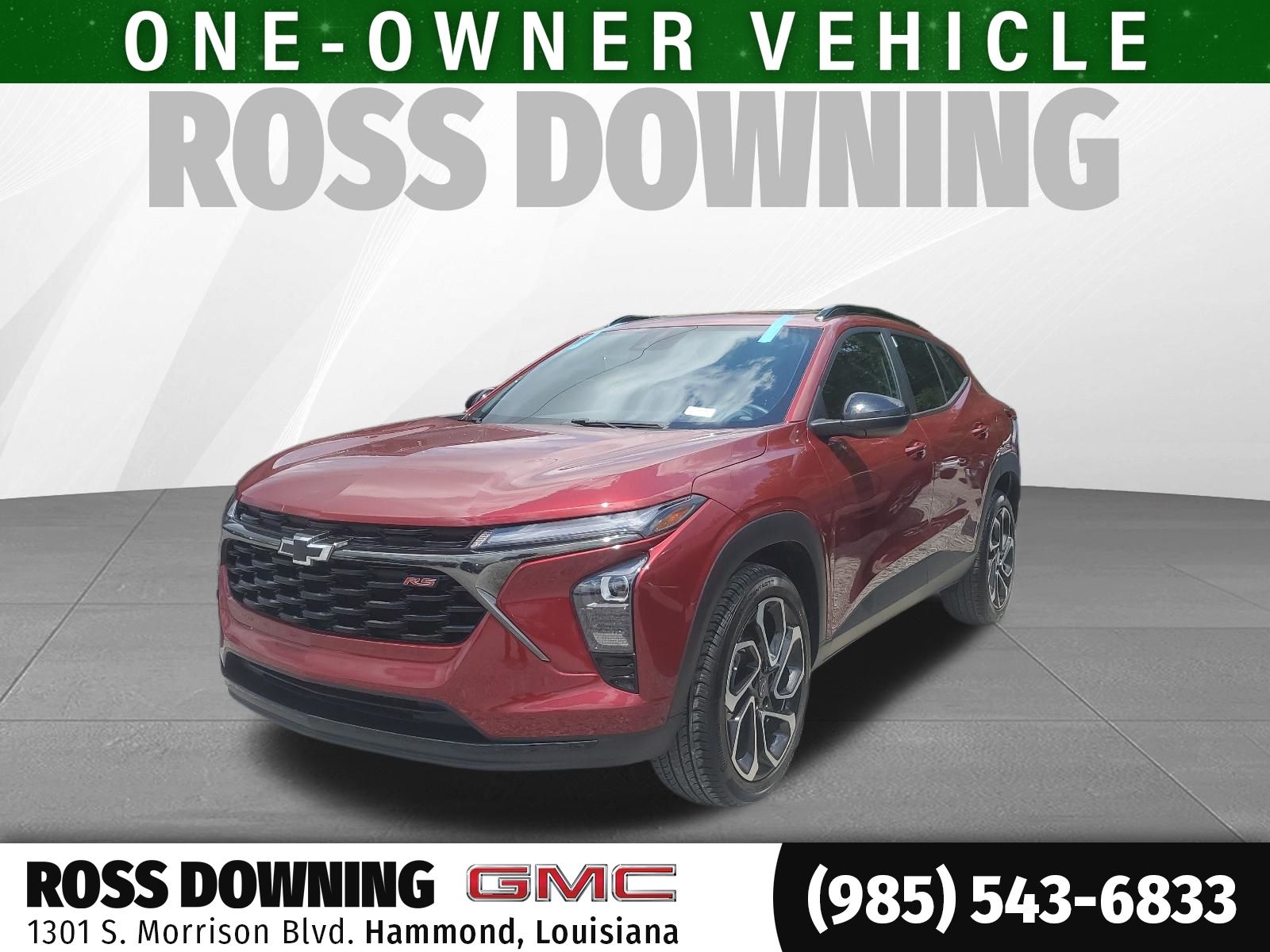 2024 Chevrolet Trax 2RS Red at Supreme Chevrolet of Gonzales