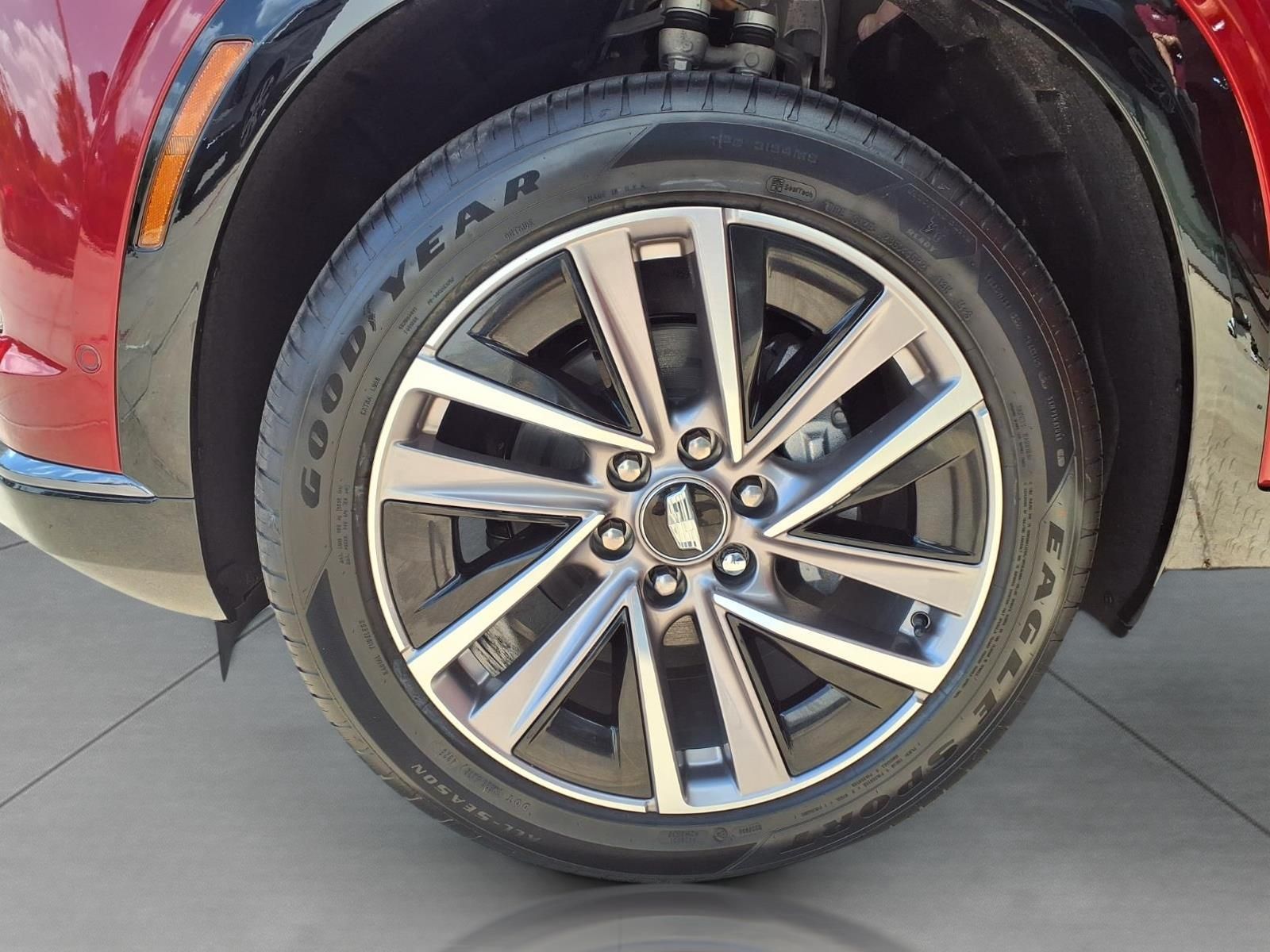 2026 Cadillac VISTIQ Sport Red at Tom Peacock Cadillac