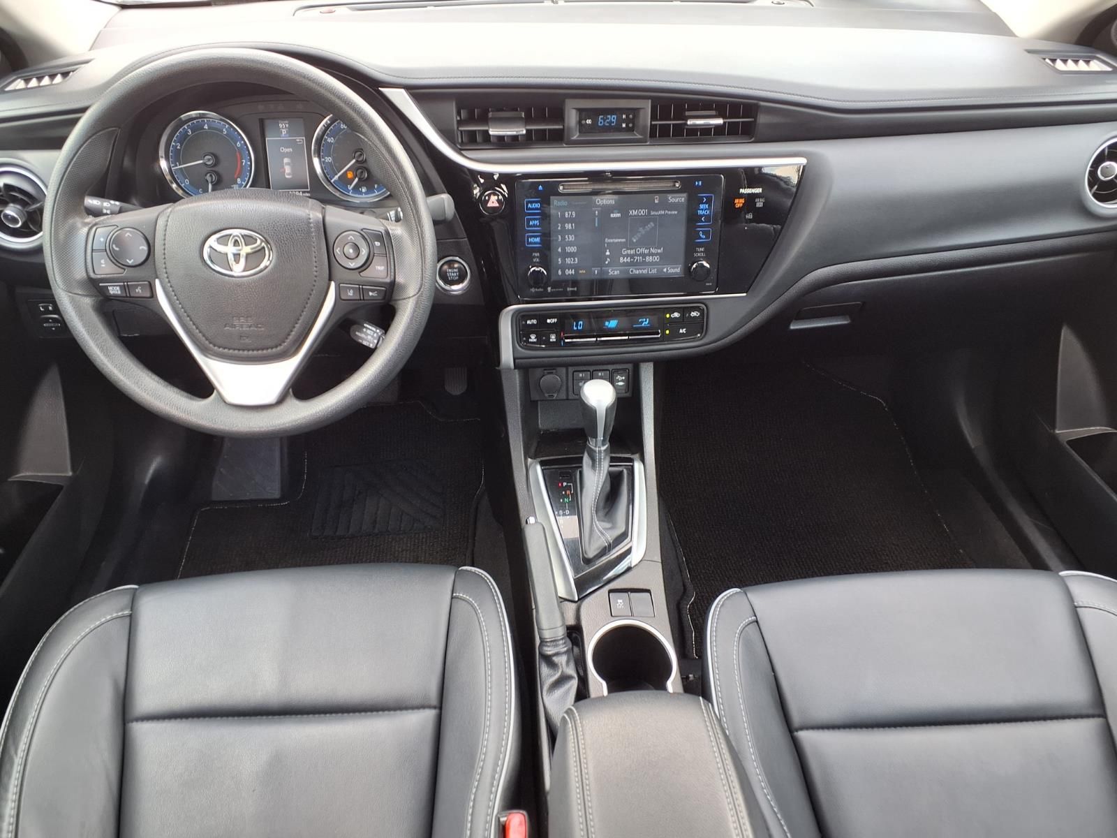 2017 Toyota Corolla XLE White at Durrett Motor Company