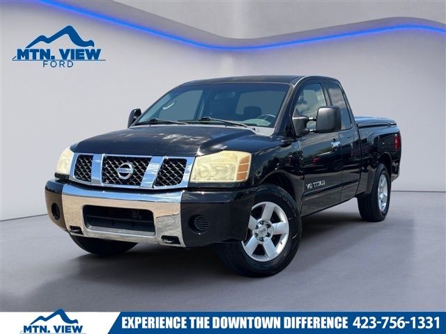 Galaxy Black Metallic 2006 Nissan Titan Pickup Truck Rear-Wheel Drive 5-Speed Automatic Overdrive