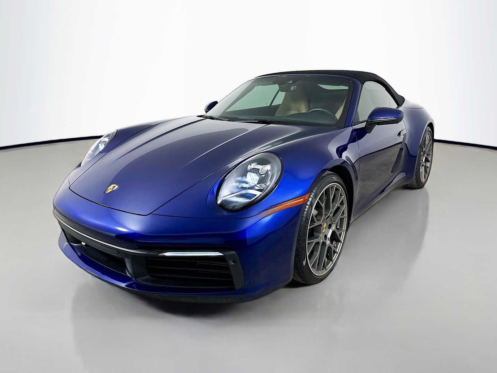 Gentian Blue Metallic 2022 Porsche 911 Convertible Rear-Wheel Drive 8-Speed Automatic